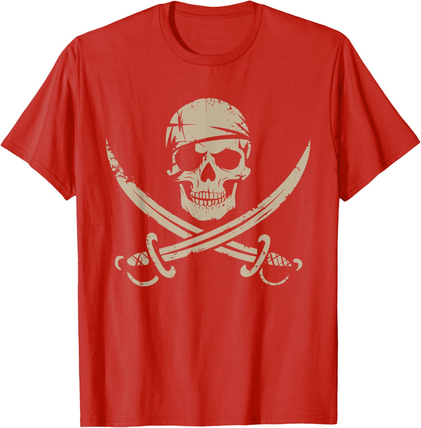 Pirate Skull Crossbones Skeleton Halloween T-Shirt for Boys - 12