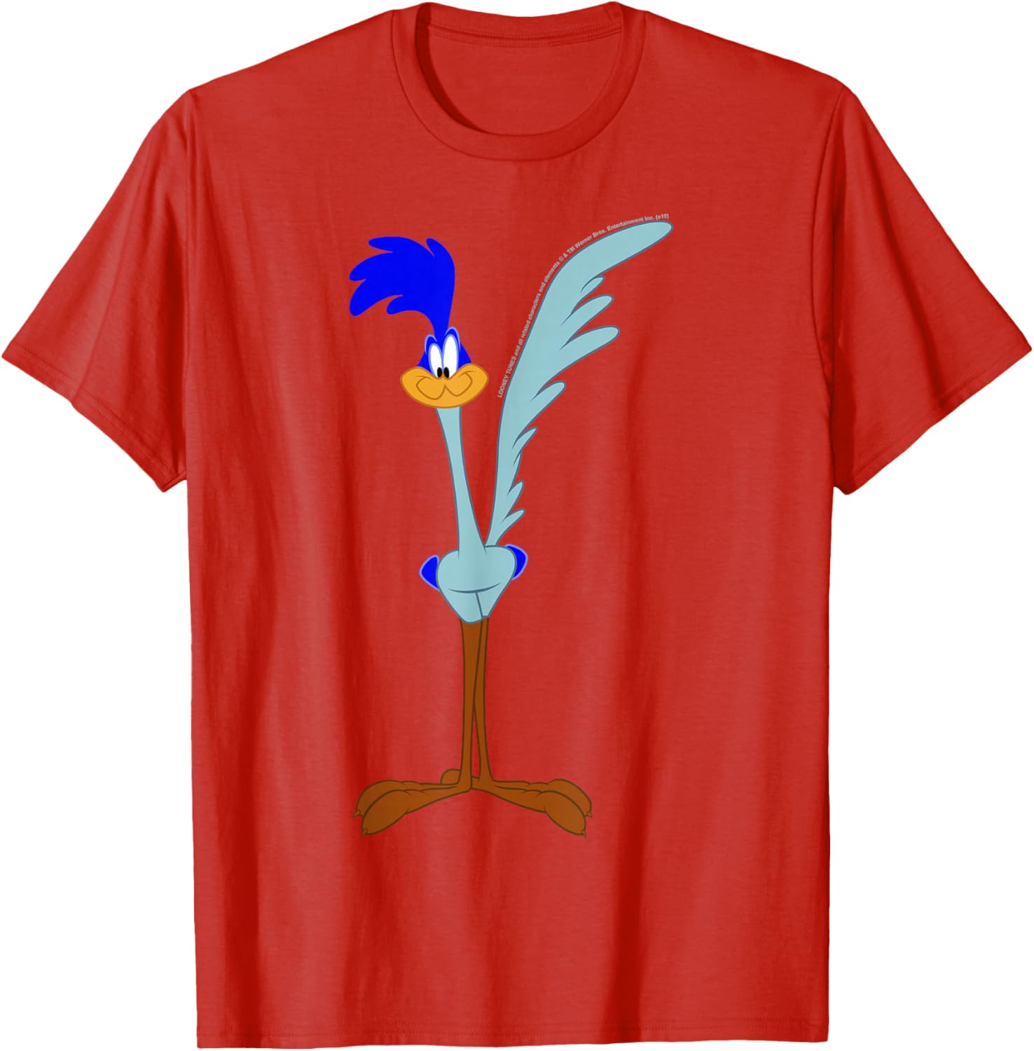 Looney Tunes Road Runner Simple Portrait T-Shirt for Cartoon Lovers - 4