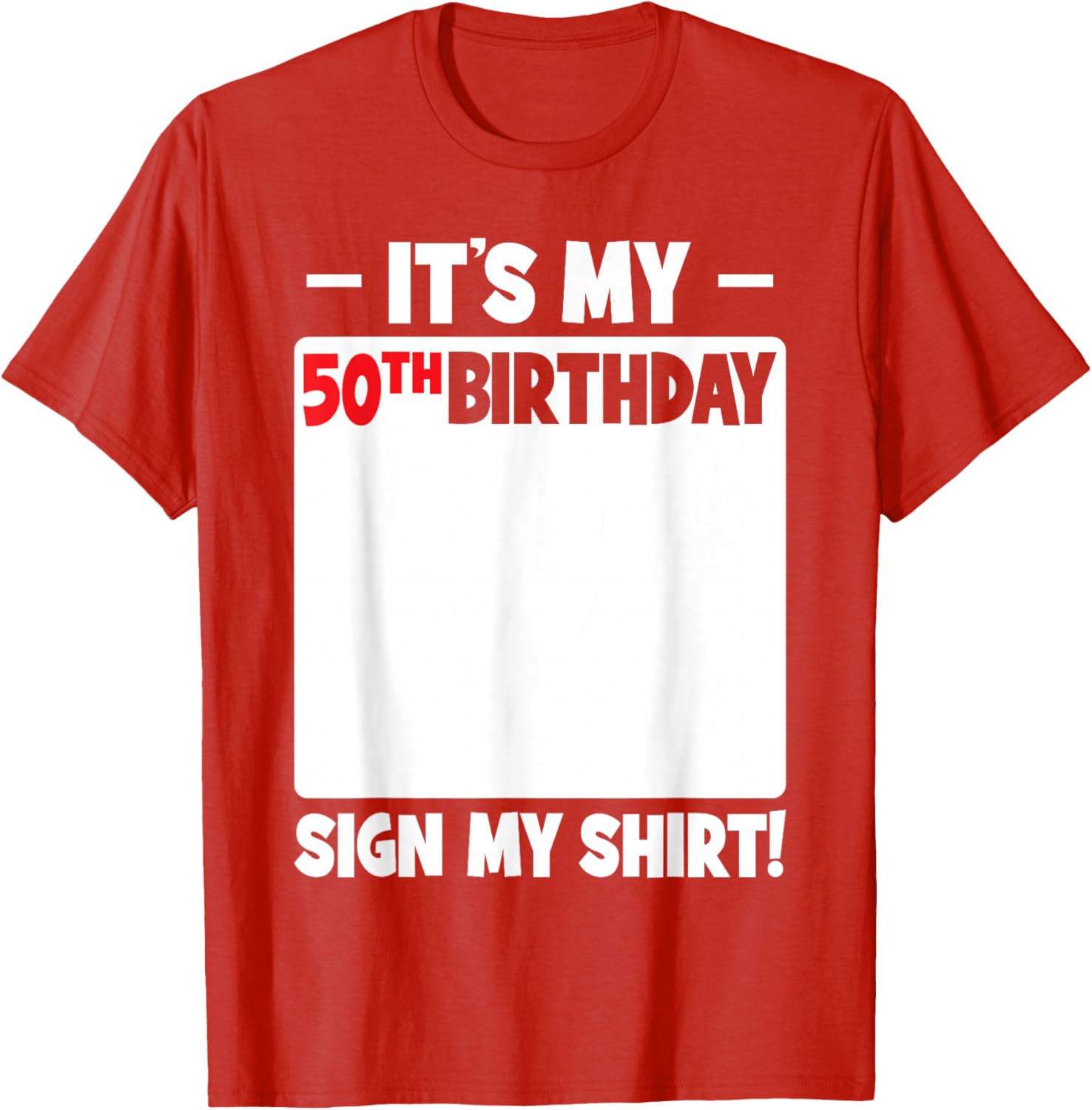 Funny 50th Birthday T-Shirt for Men and Women - Celebrate in Style! - 25