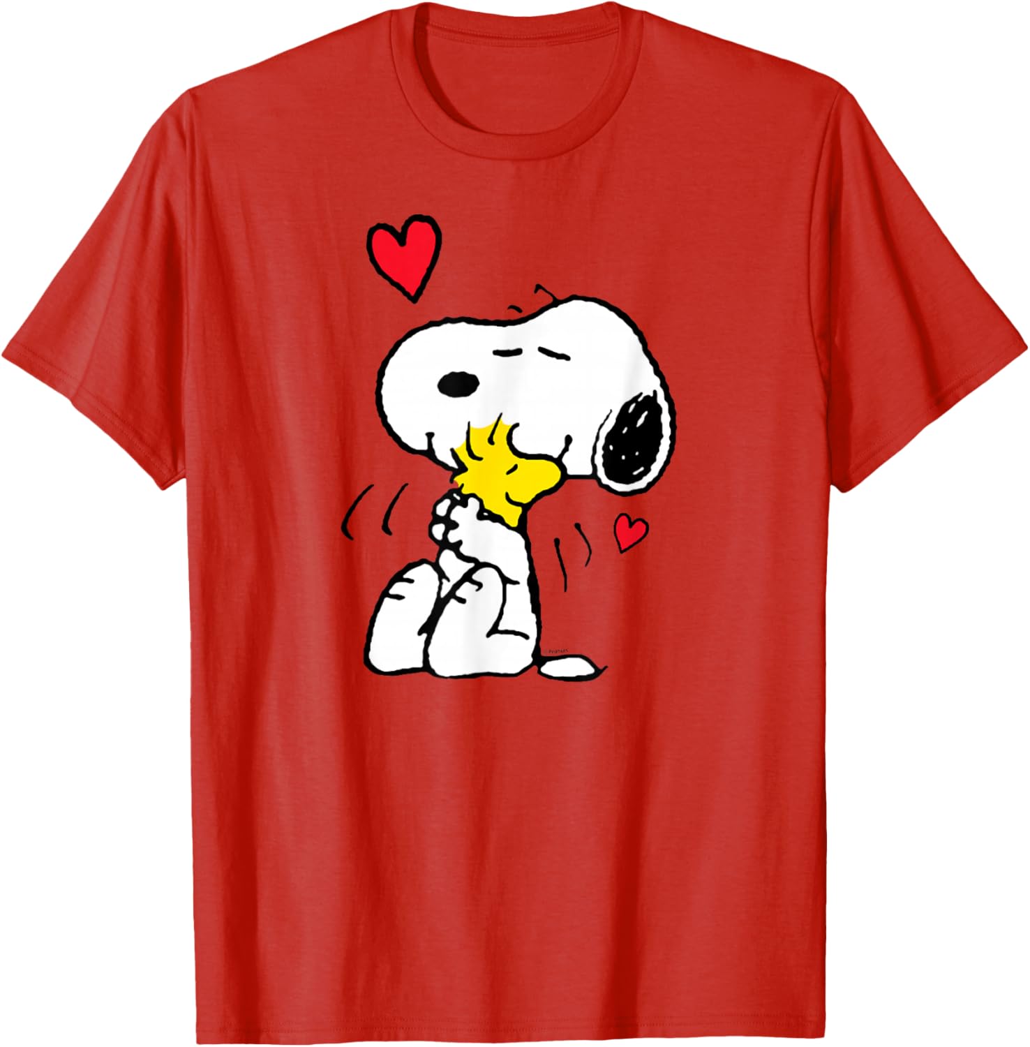 Peanuts Valentine Snoopy and Woodstock Cute Love T-Shirt for Kids - 8