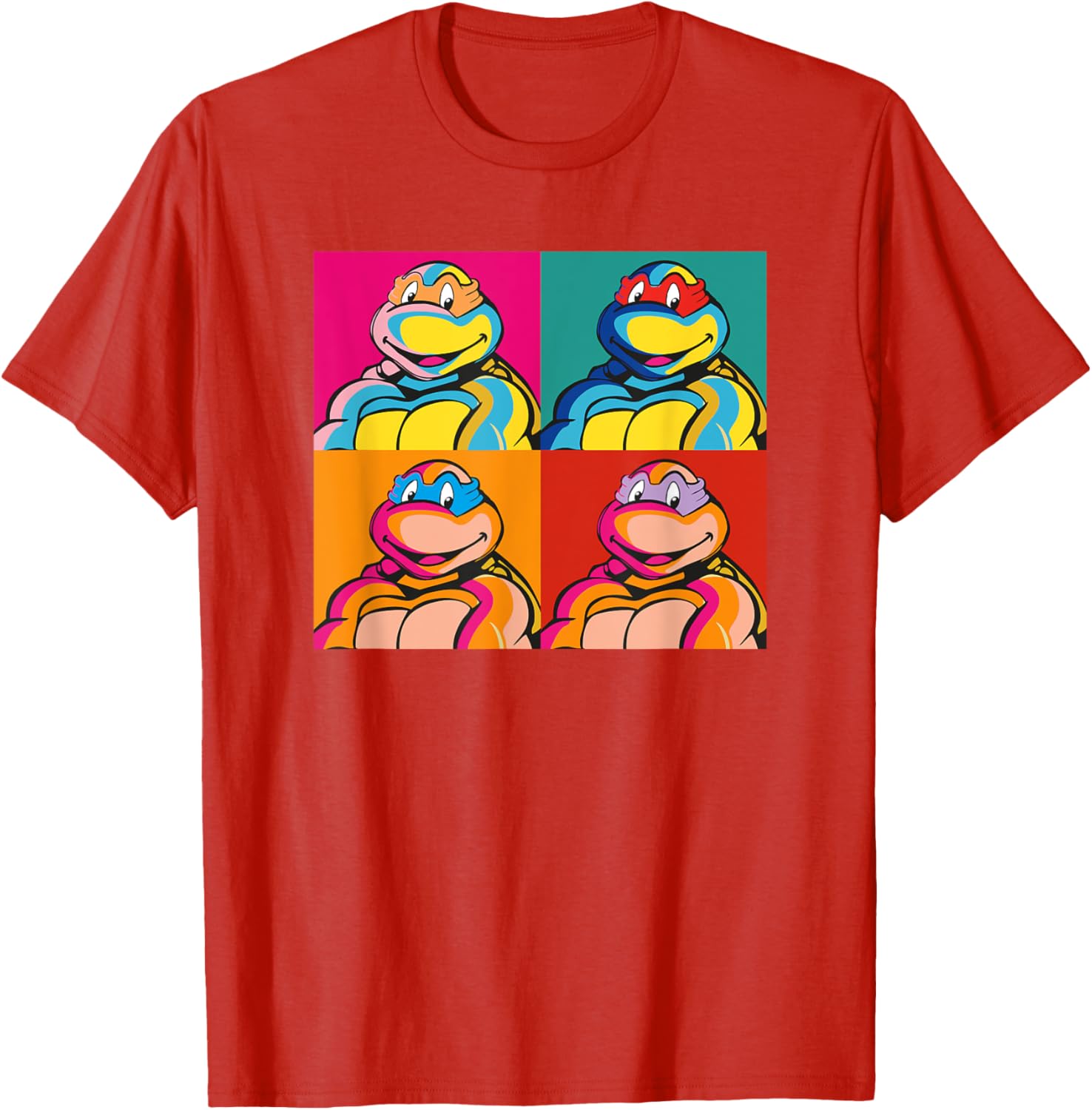 Mademark x TMNT Pop Art T-Shirt Featuring Donatello Michelangelo Leonardo - 9