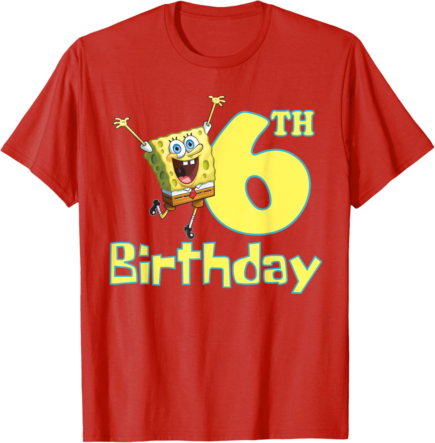 Mademark x SpongeBob SquarePants 6th Birthday T-Shirt for Kids - 1
