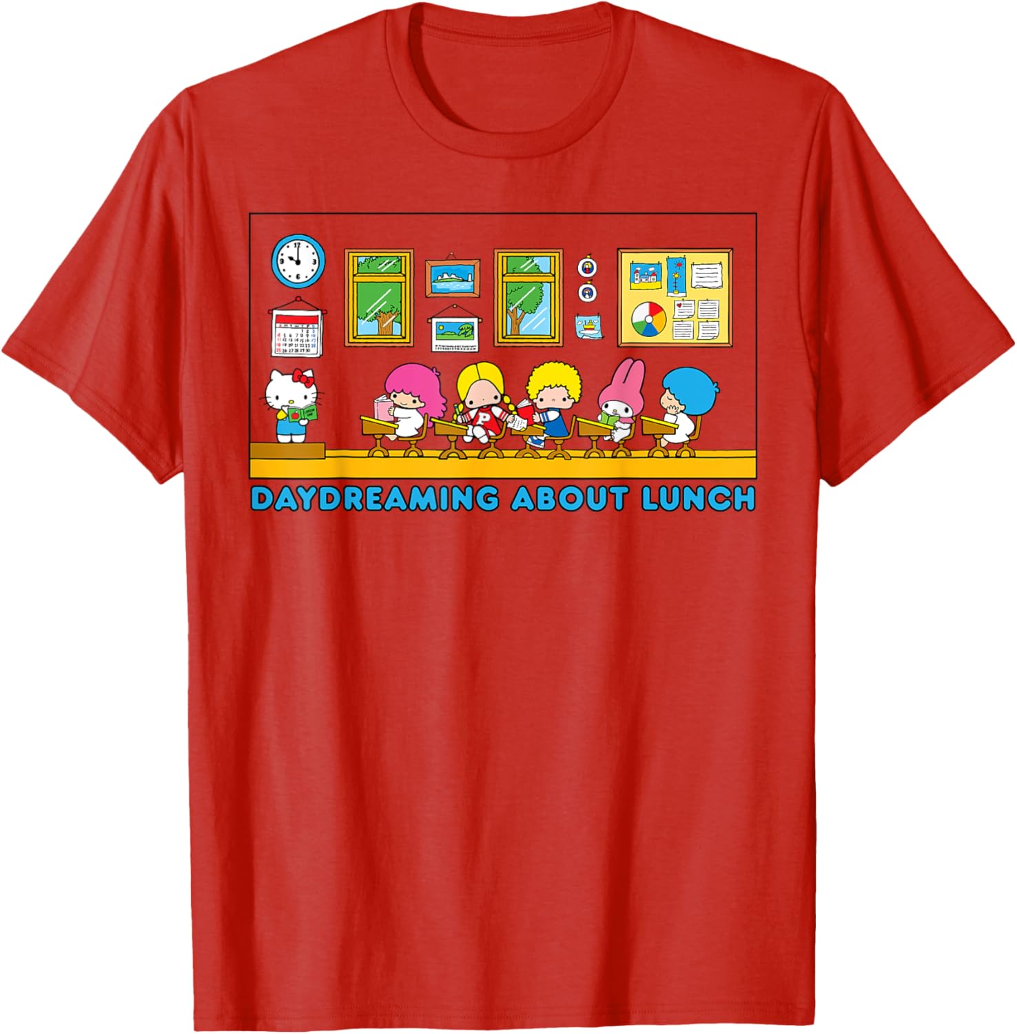 Hello Kitty and Friends Daydreaming Lunch T-Shirt for Fun Outfits - 9