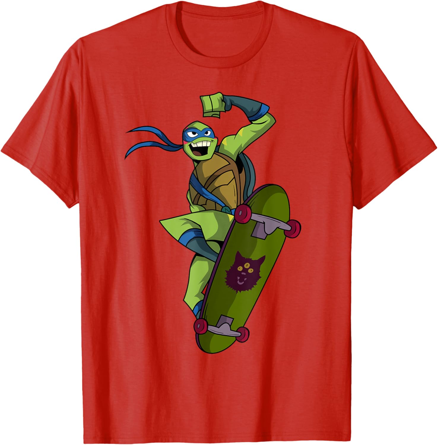 Mademark Teenage Mutant Ninja Turtles Leonardo Skateboard T-Shirt for Kids - 8