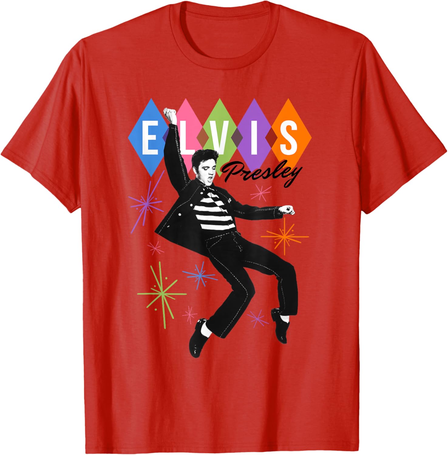 Elvis Presley Official Dancing Star T-Shirt - Vintage Style Music Apparel - 11