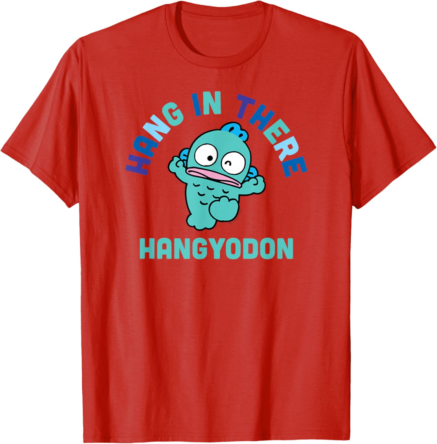 Hangyodon Hang in There T-Shirt Cute Graphic Tee for Everyday Wear - 4