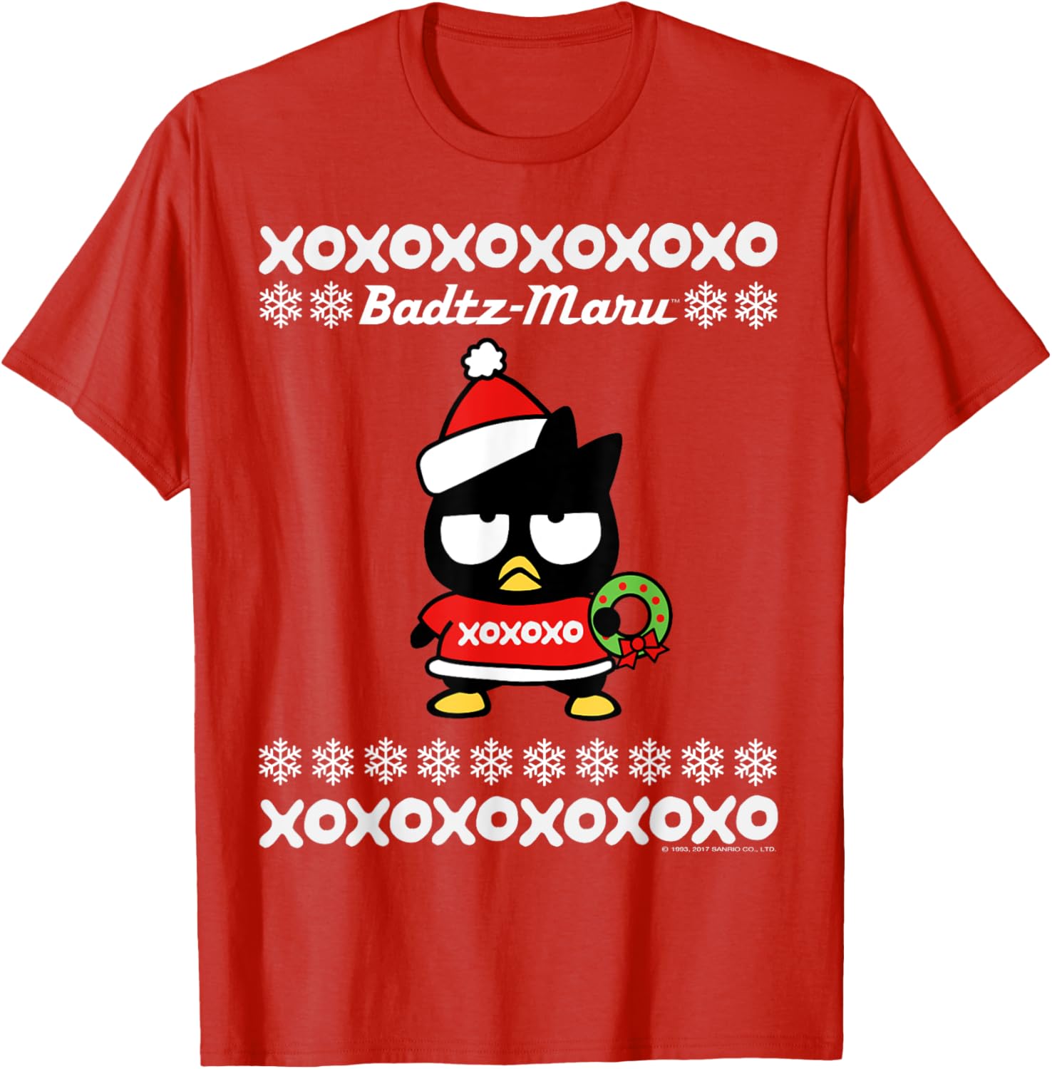 Bad Badtz-Maru Ugly Christmas T-Shirt Fun Holiday Apparel for All - 6