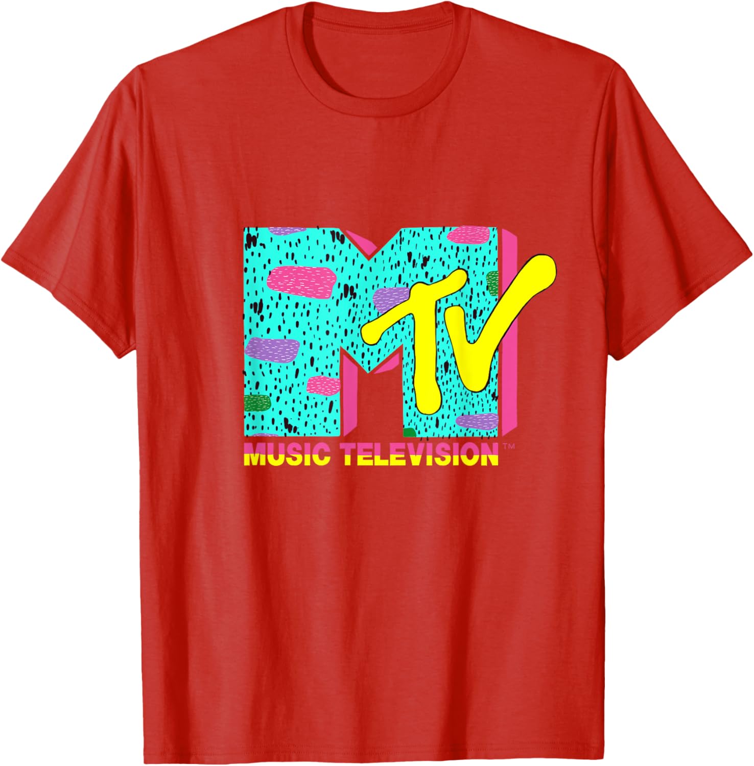 Vibrant Mademark x MTV Logo T-Shirt with Funky Design for Enthusiasts - 7
