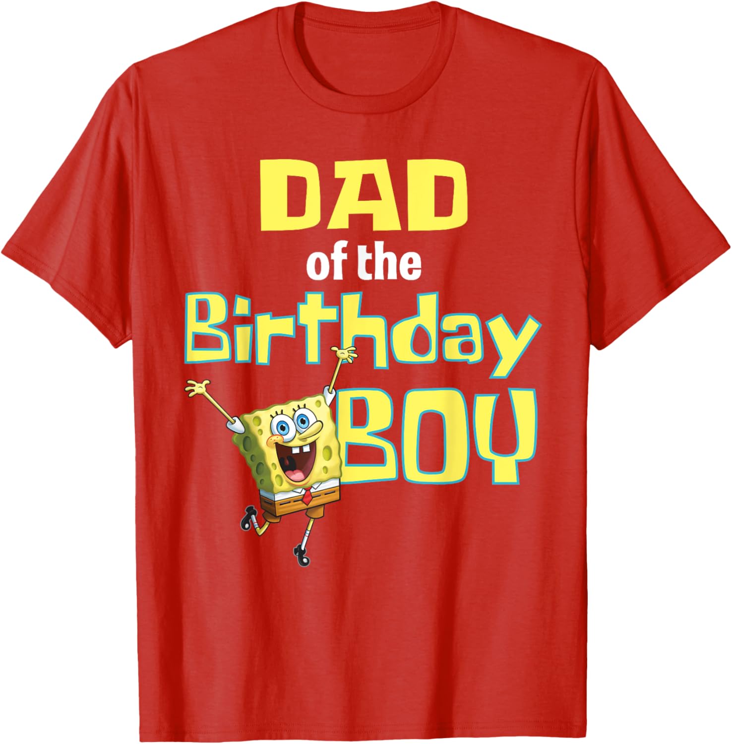 SpongeBob SquarePants Dad Of The Birthday Boy T-Shirt Fun Gift Idea - 13