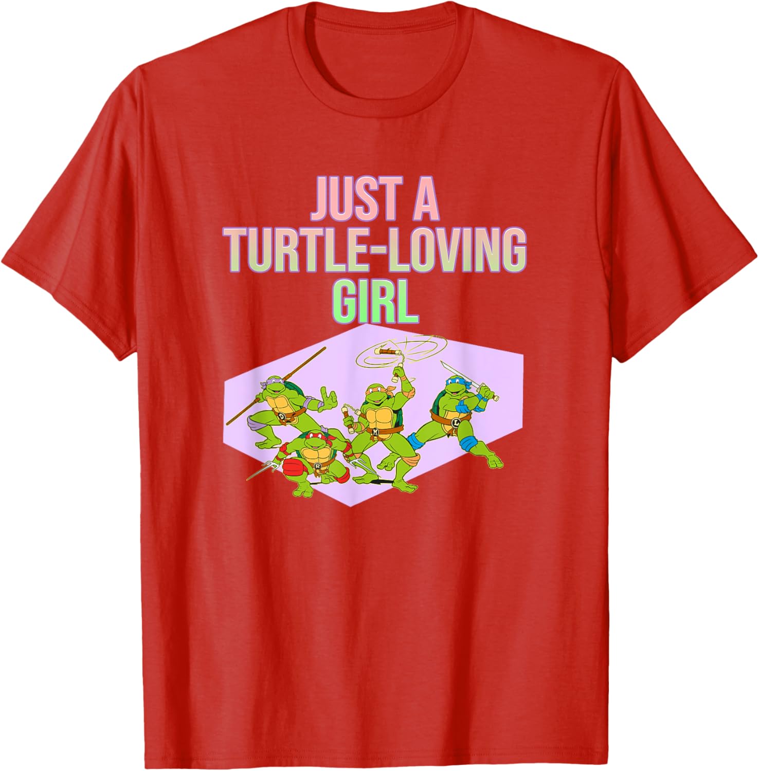Mademark Teenage Mutant Ninja Turtles Turtle-Loving Girl T-Shirt - 17