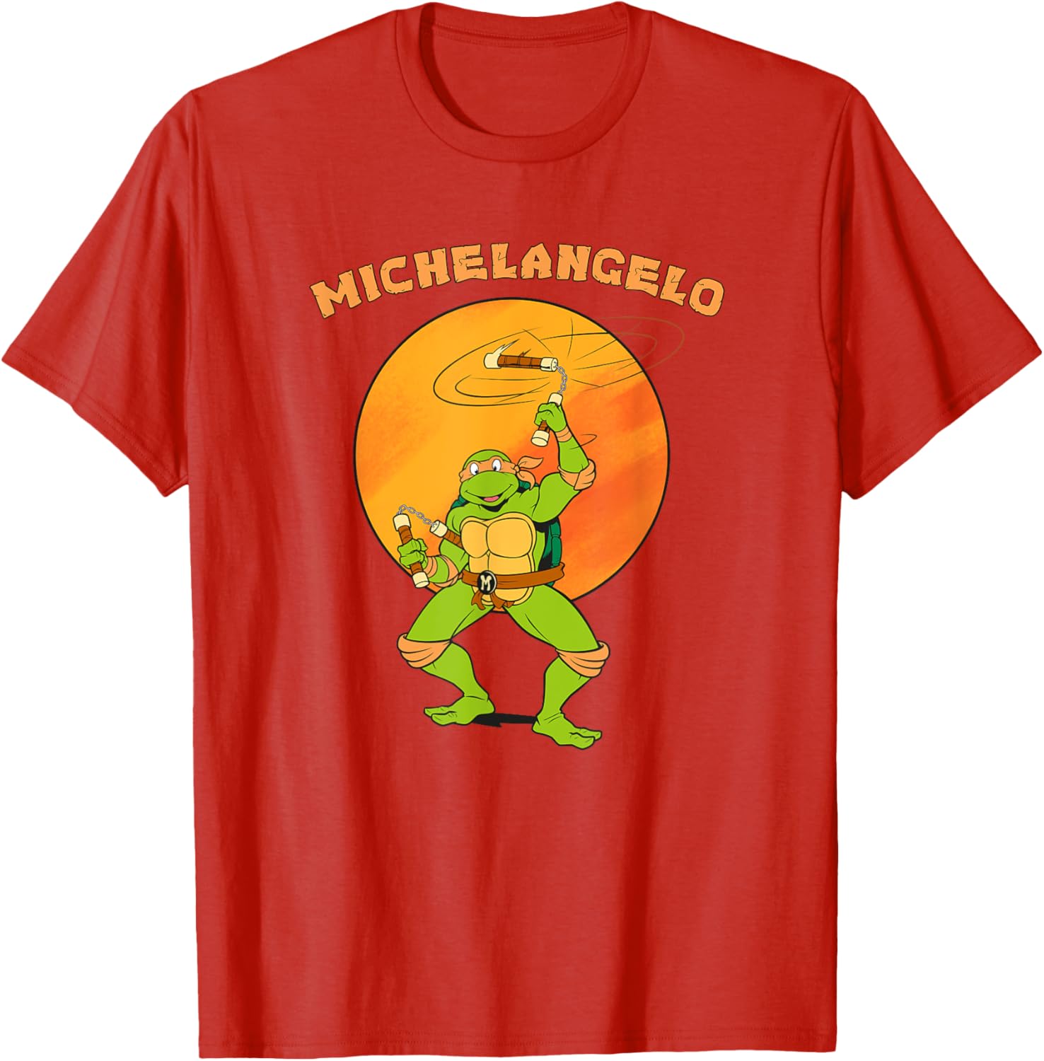 Mademark Teenage Mutant Ninja Turtles Michelangelo Standing Tall T-Shirt - 13