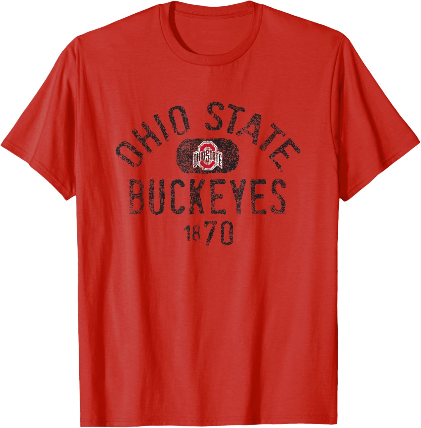 Ohio State Buckeyes Vintage 1870 T-Shirt for Sports Fans and Outdoors - 2
