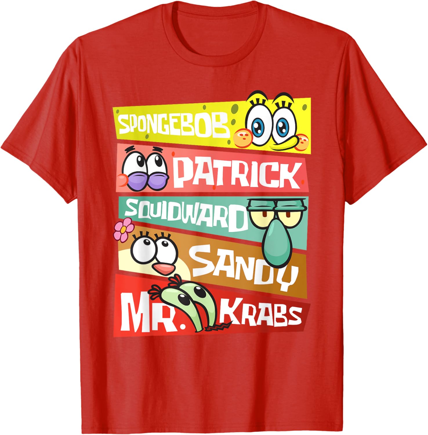 Mademark SpongeBob SquarePants T-Shirt Featuring Patrick, Squidward & Friends - 12