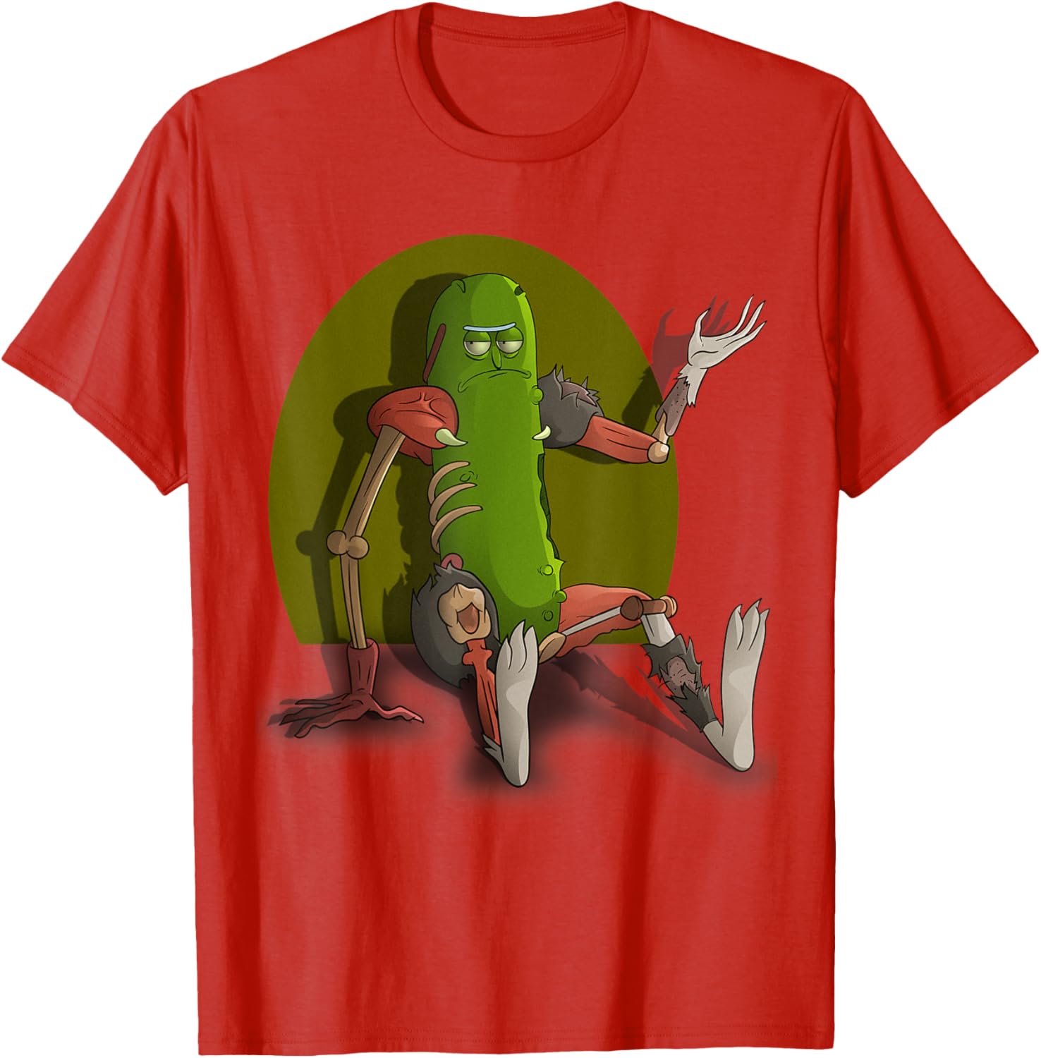 Mademark x Rick and Morty Pickle Rick Interview T-Shirt for Fans - 4