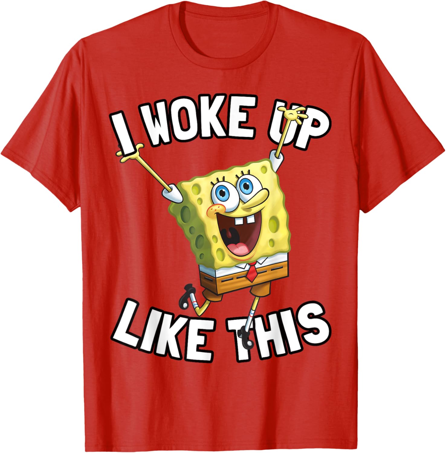 SpongeBob SquarePants I Woke Up Like This T-Shirt for Fun Fans - 3