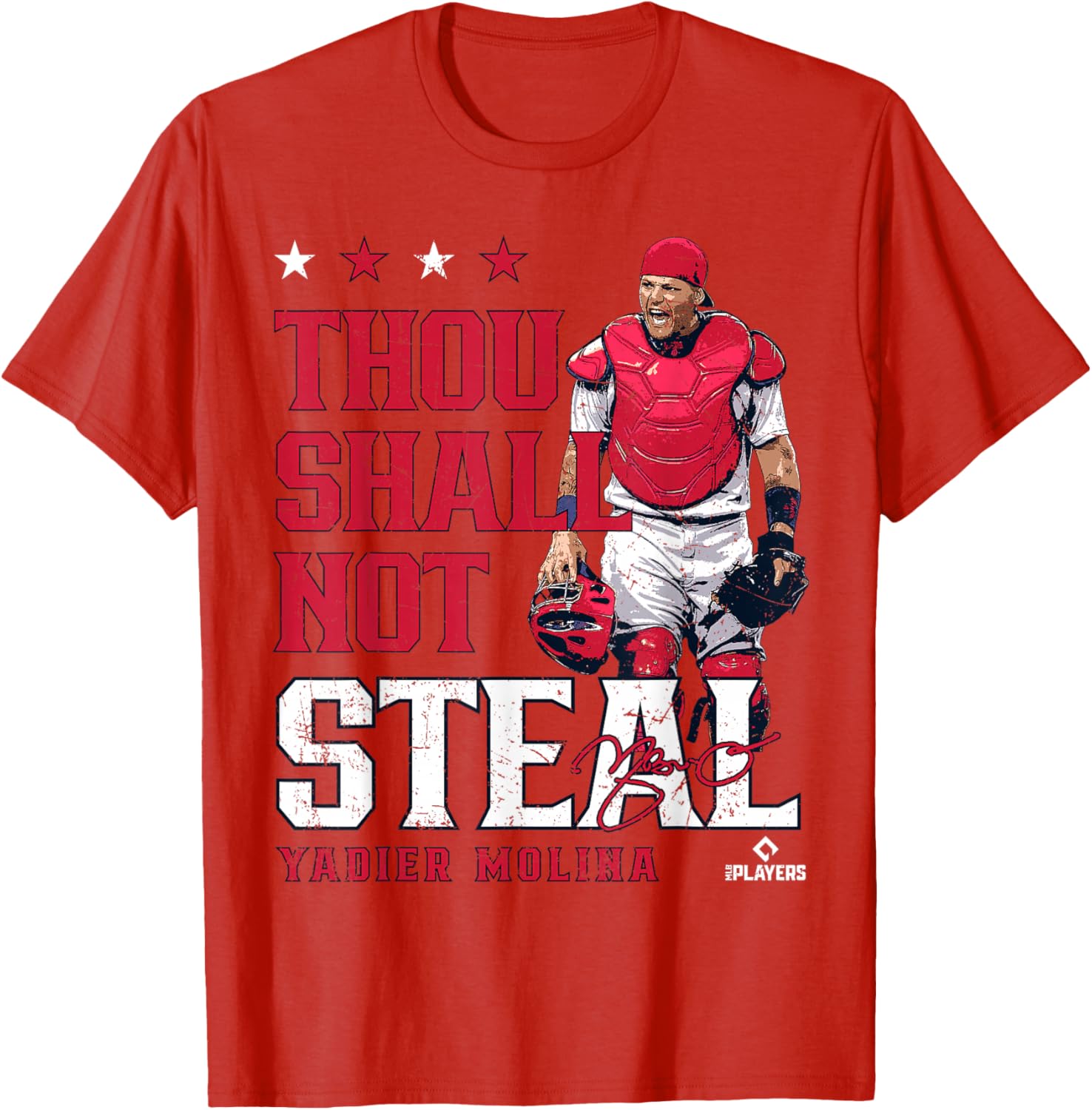 Yadier Molina St Louis MLBPA T-Shirt for Fans of Baseball and Style - 4