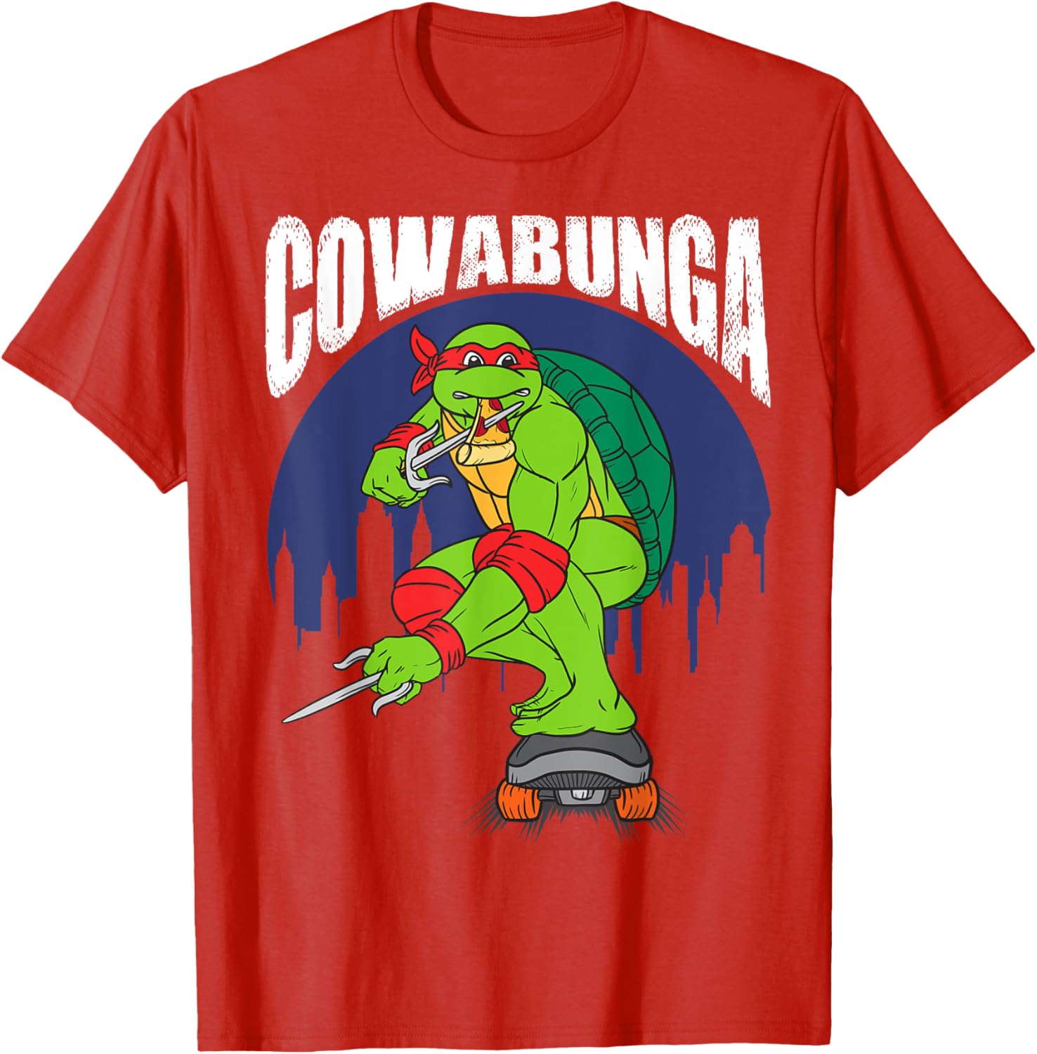 Mademark Teenage Mutant Ninja Turtles Cowabunga Raphael Pizza T-Shirt - 3