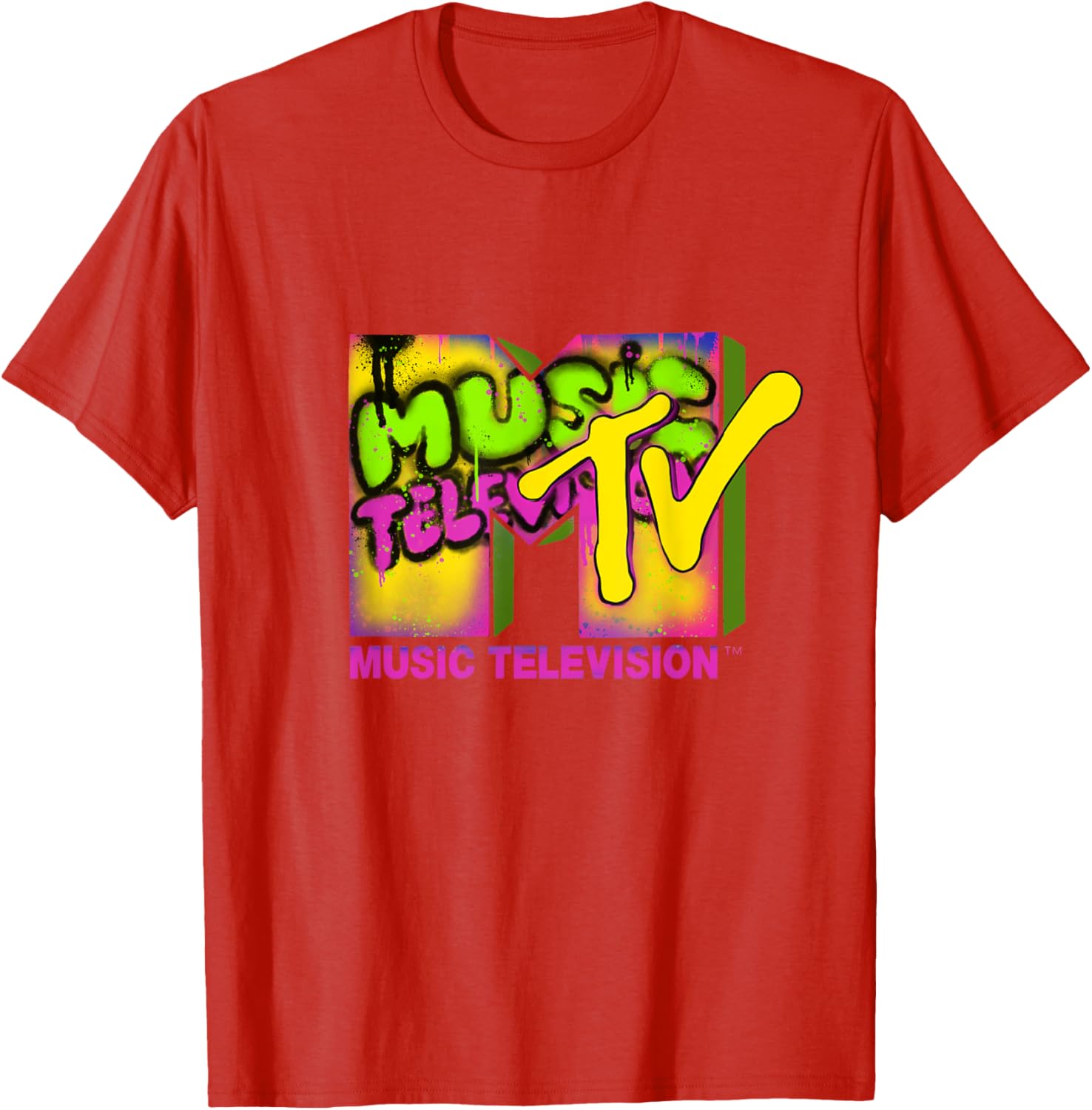 Mademark x MTV Official Logo Graffiti Tag T-Shirt for Music Lovers - 10