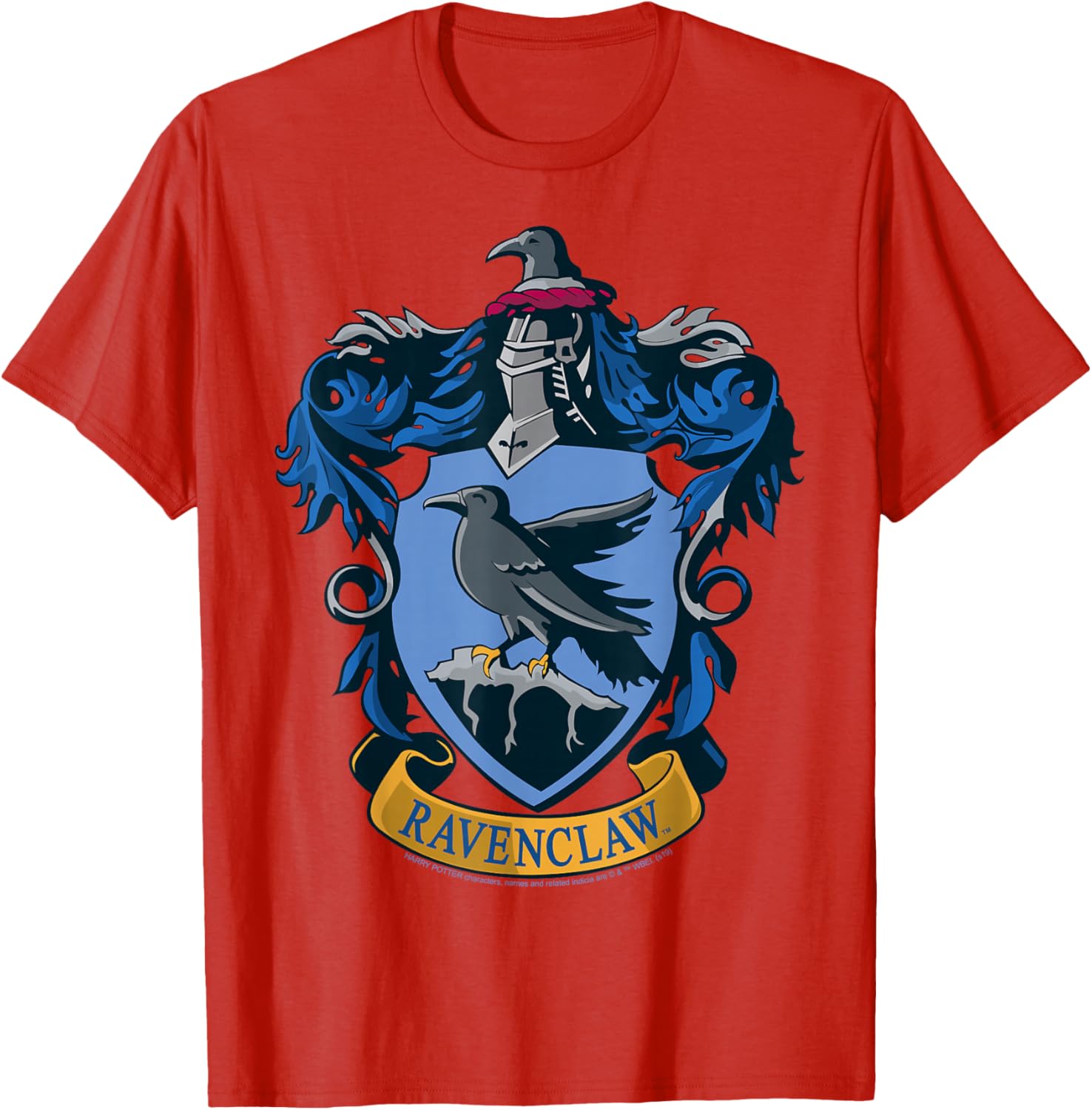Ravenclaw Hogwarts House Nouveau Crest T-Shirt for Harry Potter Fans - 5