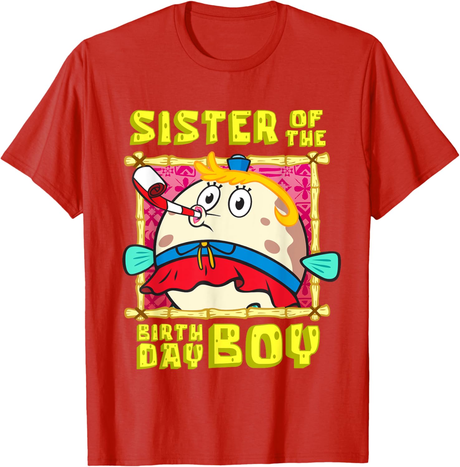 Mademark x SpongeBob SquarePants Mrs Puff Gift T-Shirt for Girls - 6