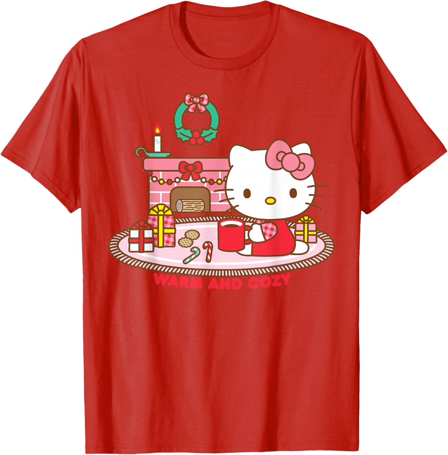 Hello Kitty Cozy Christmas T-Shirt Perfect for Festive Cheer and Comfort - 10