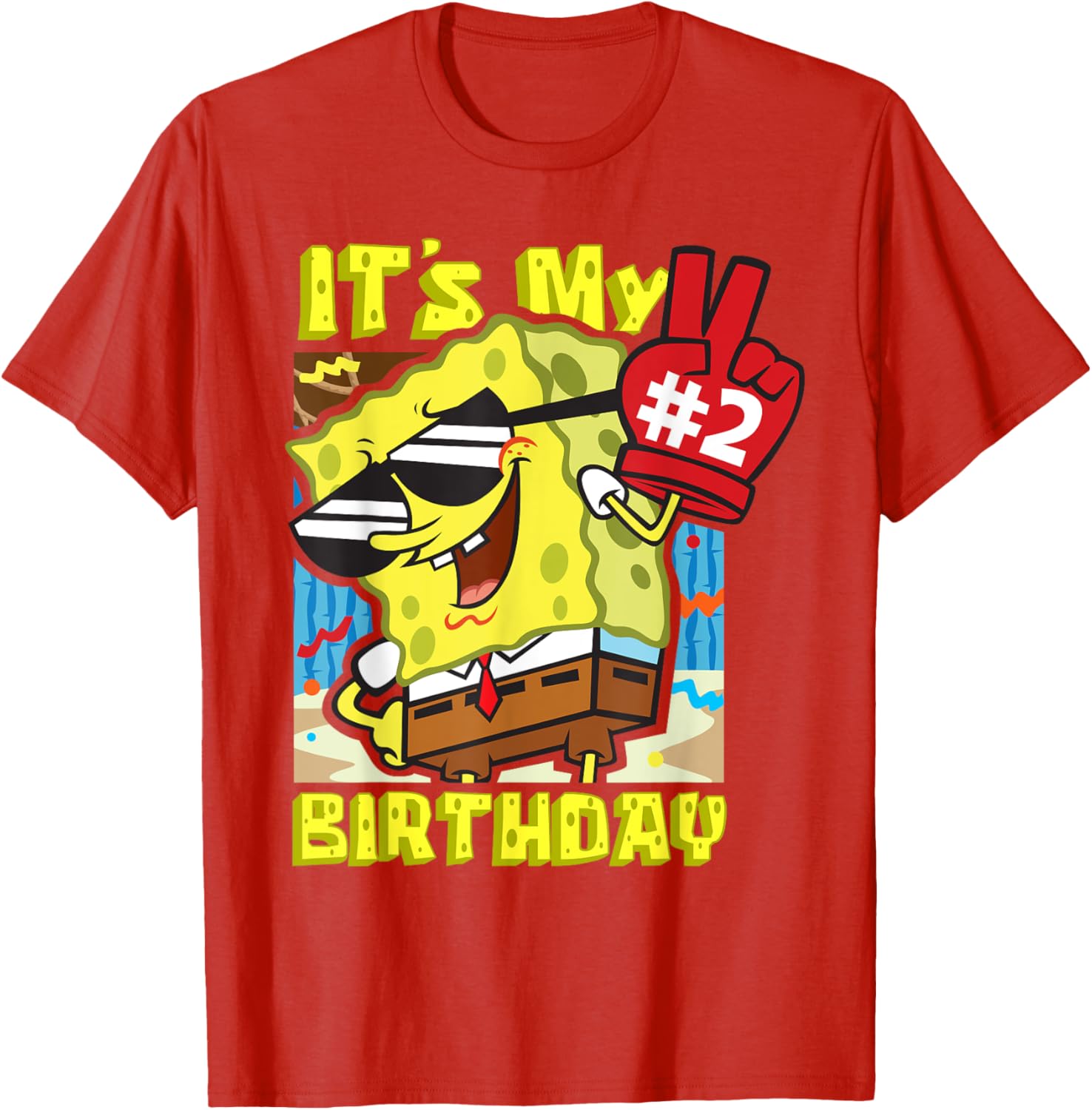 SpongeBob 2nd Birthday T-Shirt for Boys and Girls – Fun Gift Idea! - 17