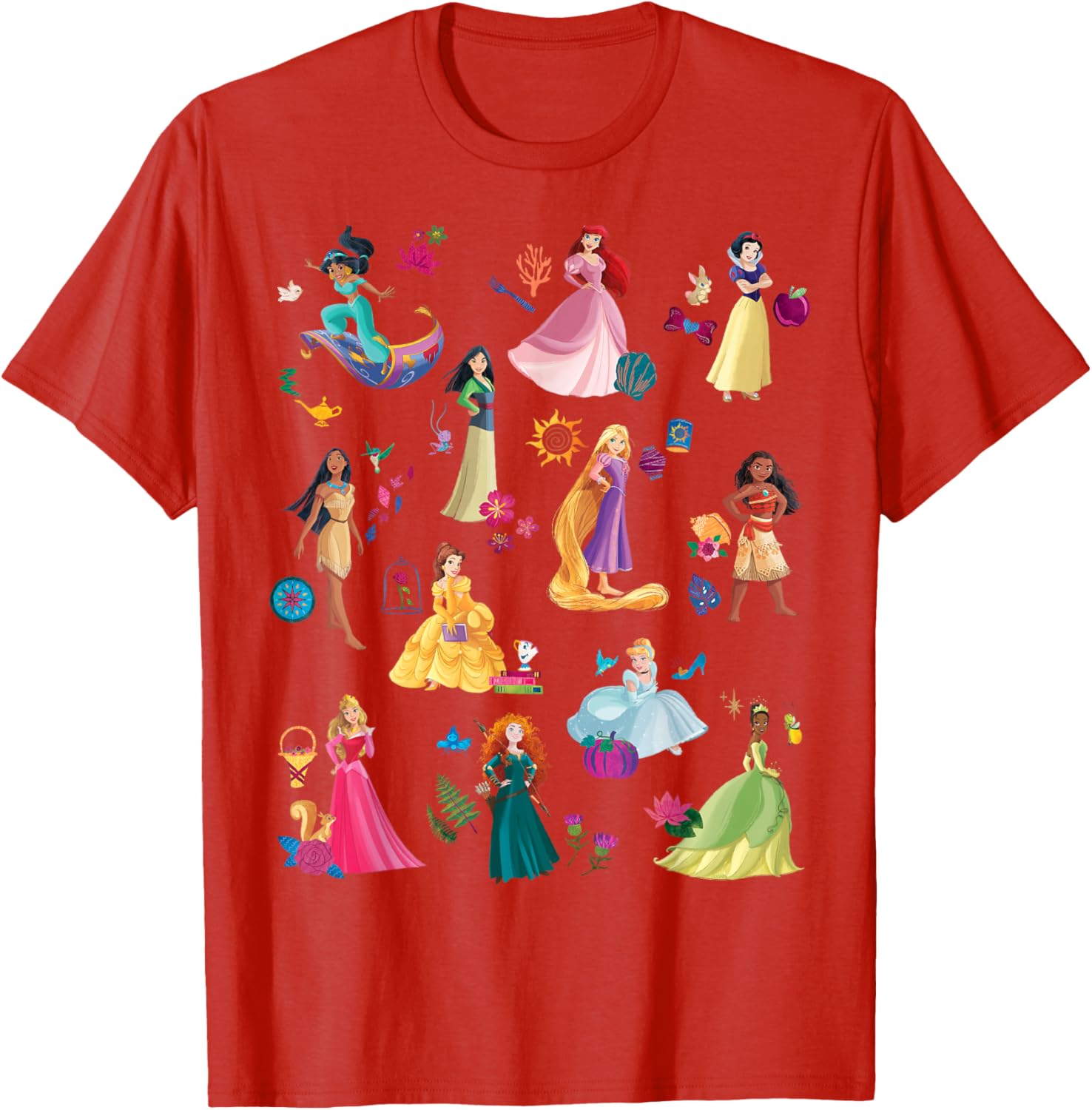 Disney Princess Magical Print T-Shirt for Kids Fun and Fashionable Wear - 3