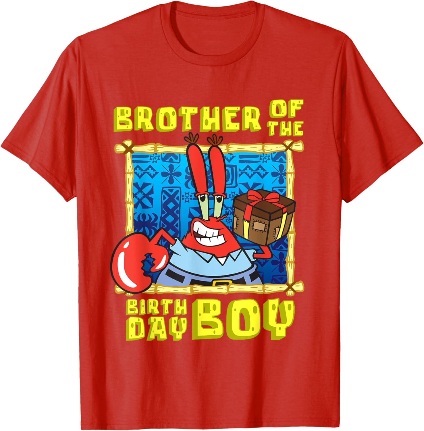 Mademark SpongeBob Mr. Krabs Brother Birthday T-Shirt for Boys - 18