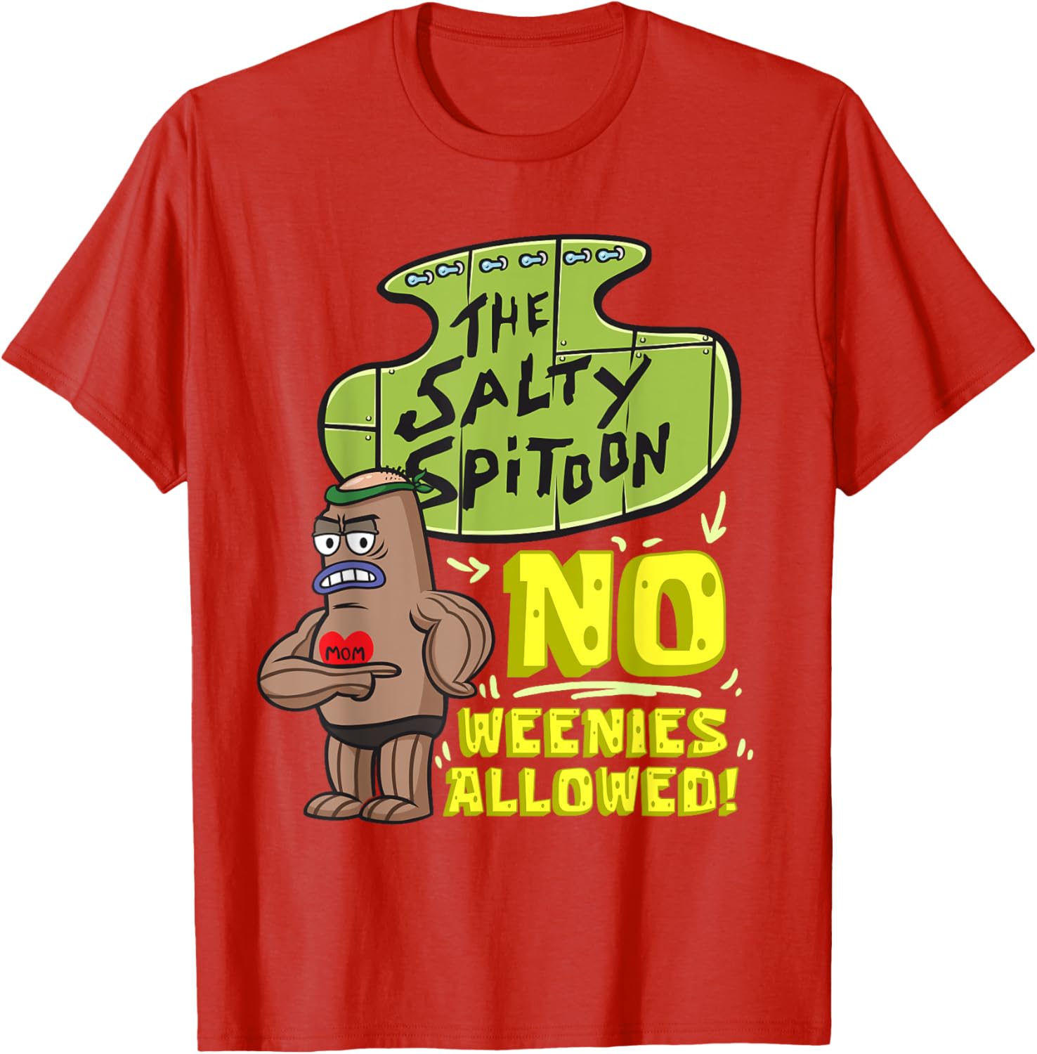 Mademark SpongeBob Salty Spitoon Bodybuilder T-Shirt for Gym Lovers - 19