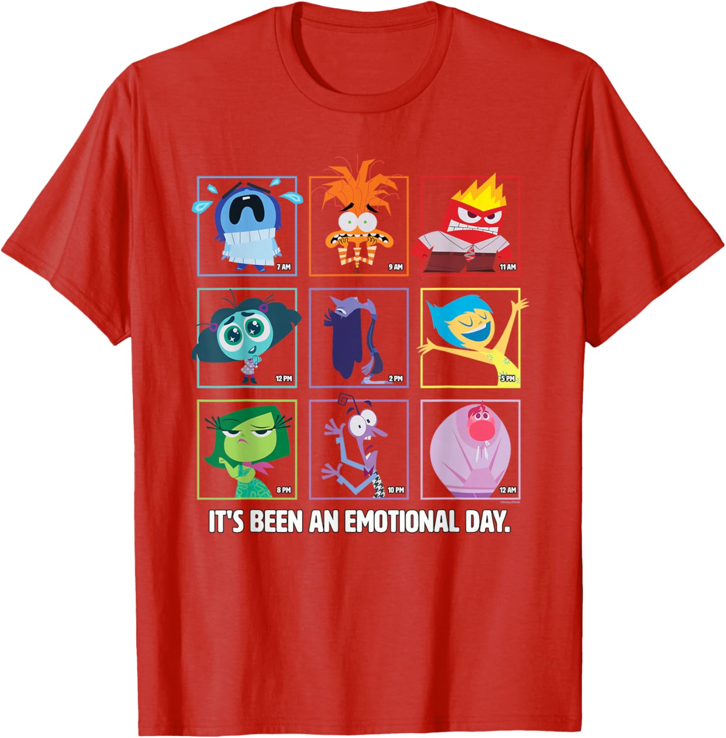 Inside Out 2 Emotions T-Shirt for Disney Fans - Fun & Stylish Apparel - 24