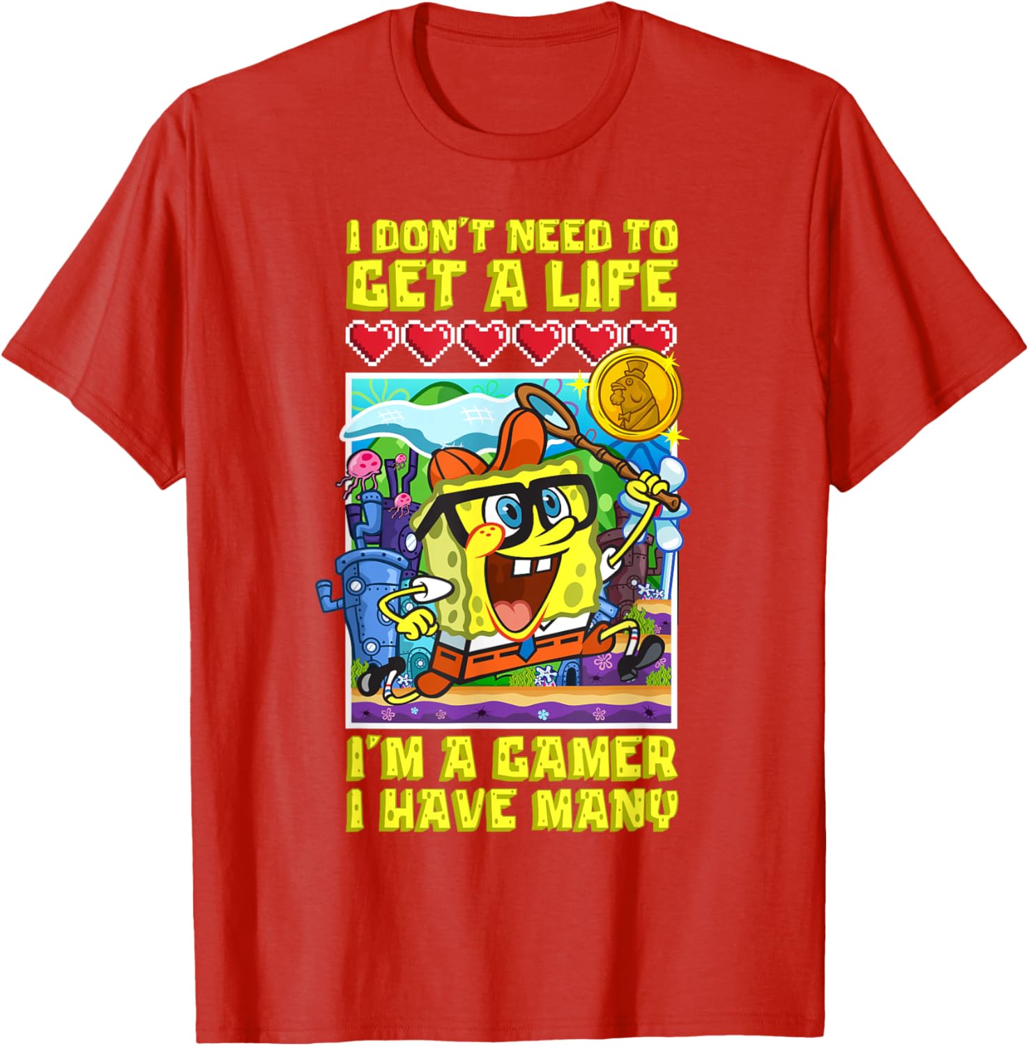 Mademark x SpongeBob SquarePants Gamer T-Shirt for True Fans - 2