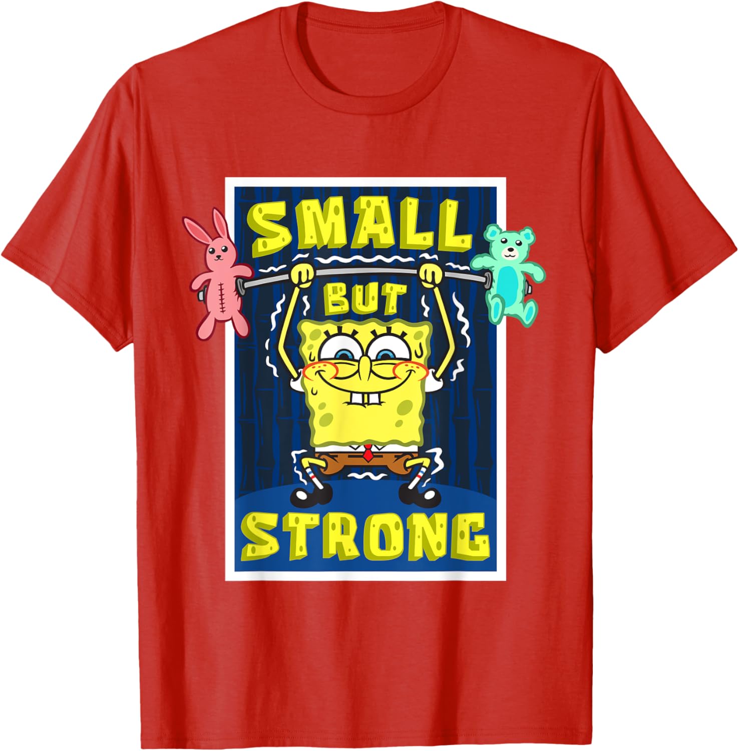 Mademark SpongeBob Small But Strong Birthday T-Shirt for Kids - 5