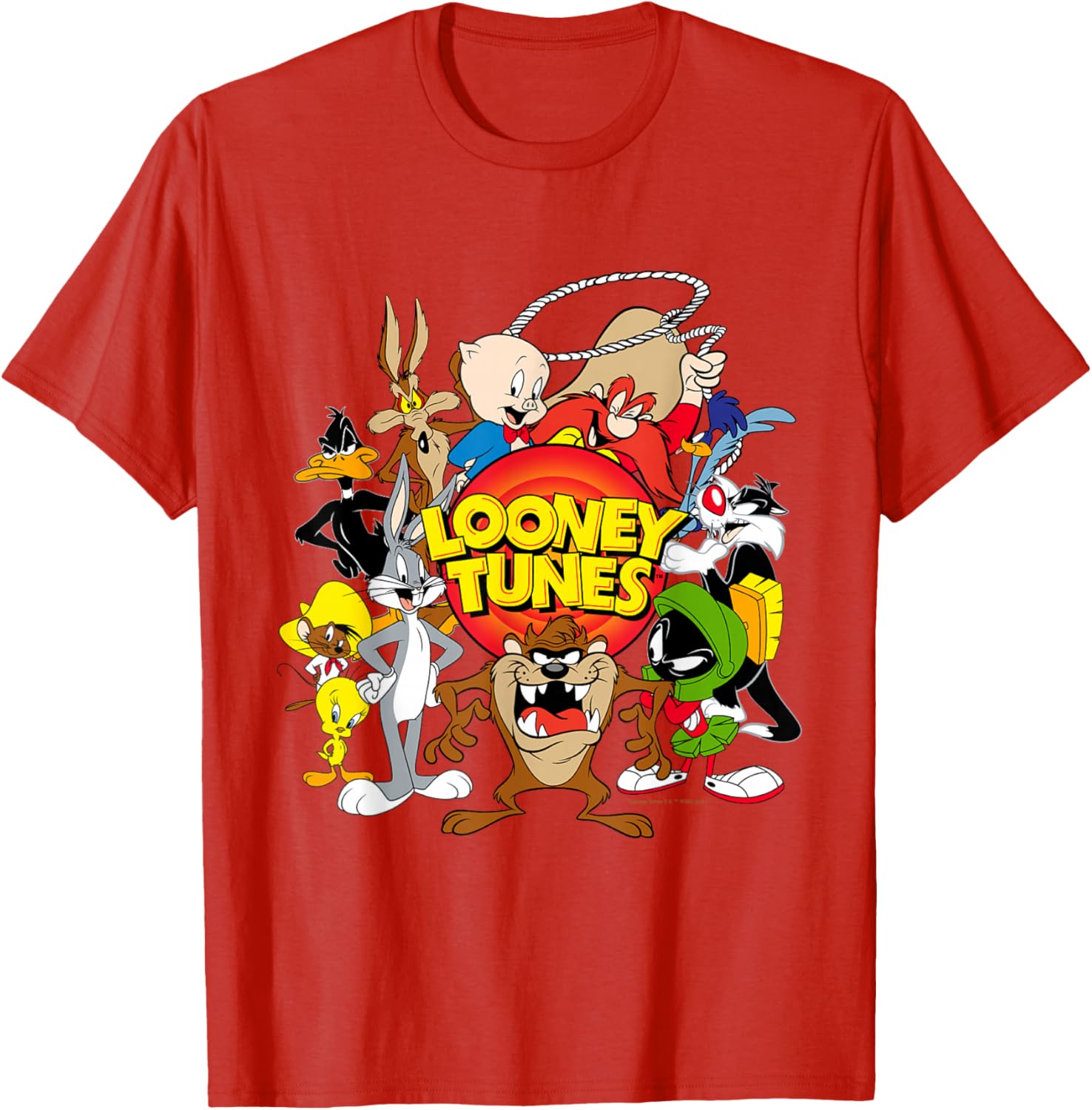Looney Tunes Character Group T-Shirt for Fun Cartoon Lovers - 7