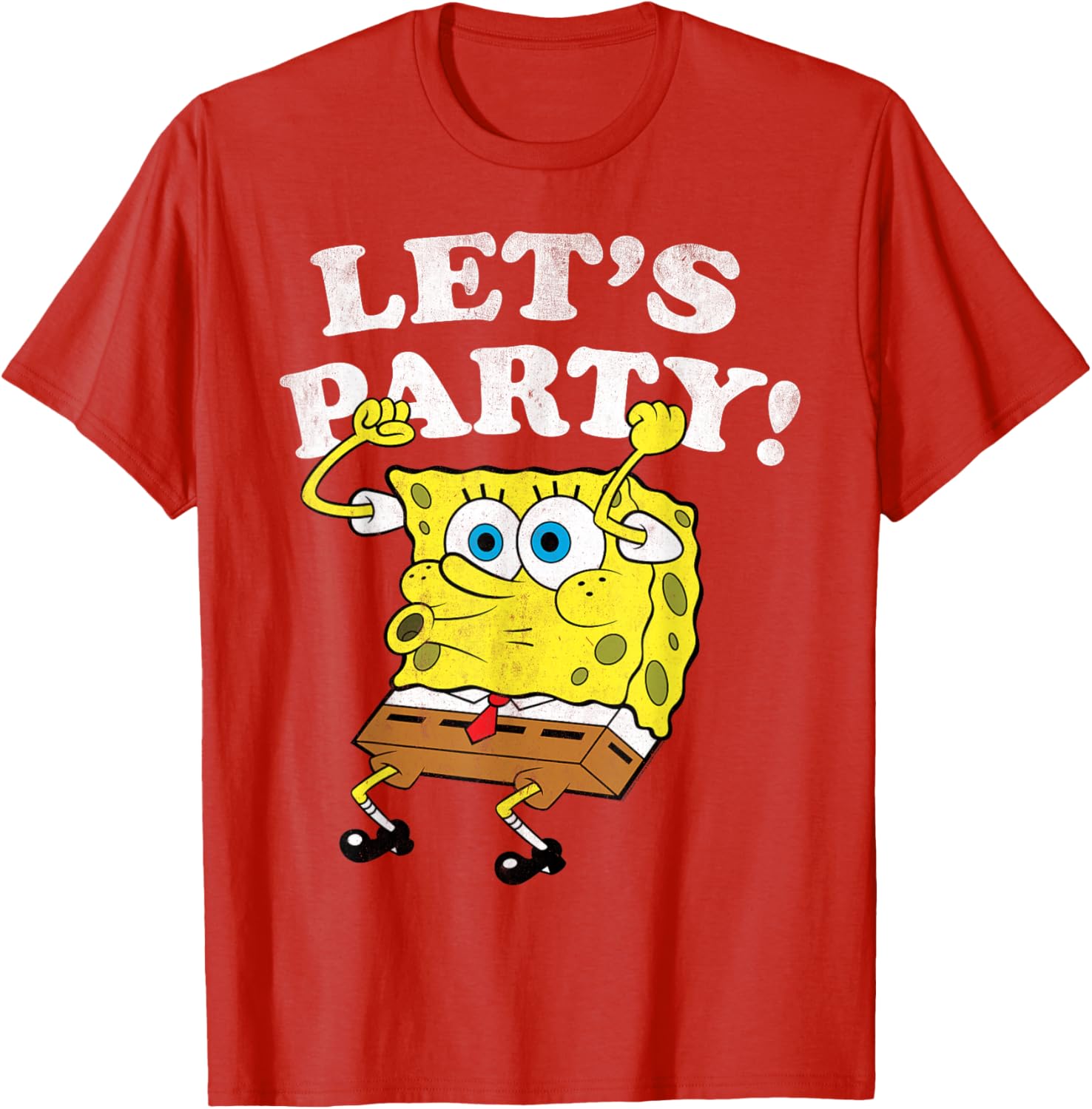 SpongeBob SquarePants Let's Party T-Shirt for Fun Kids Apparel - 1