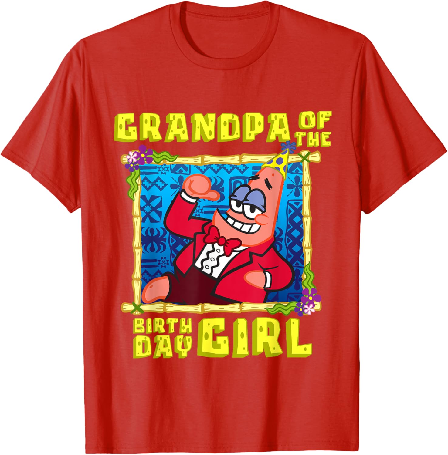Mademark SpongeBob SquarePants Grandpa Pop T-Shirt for Birthday Girls - 15