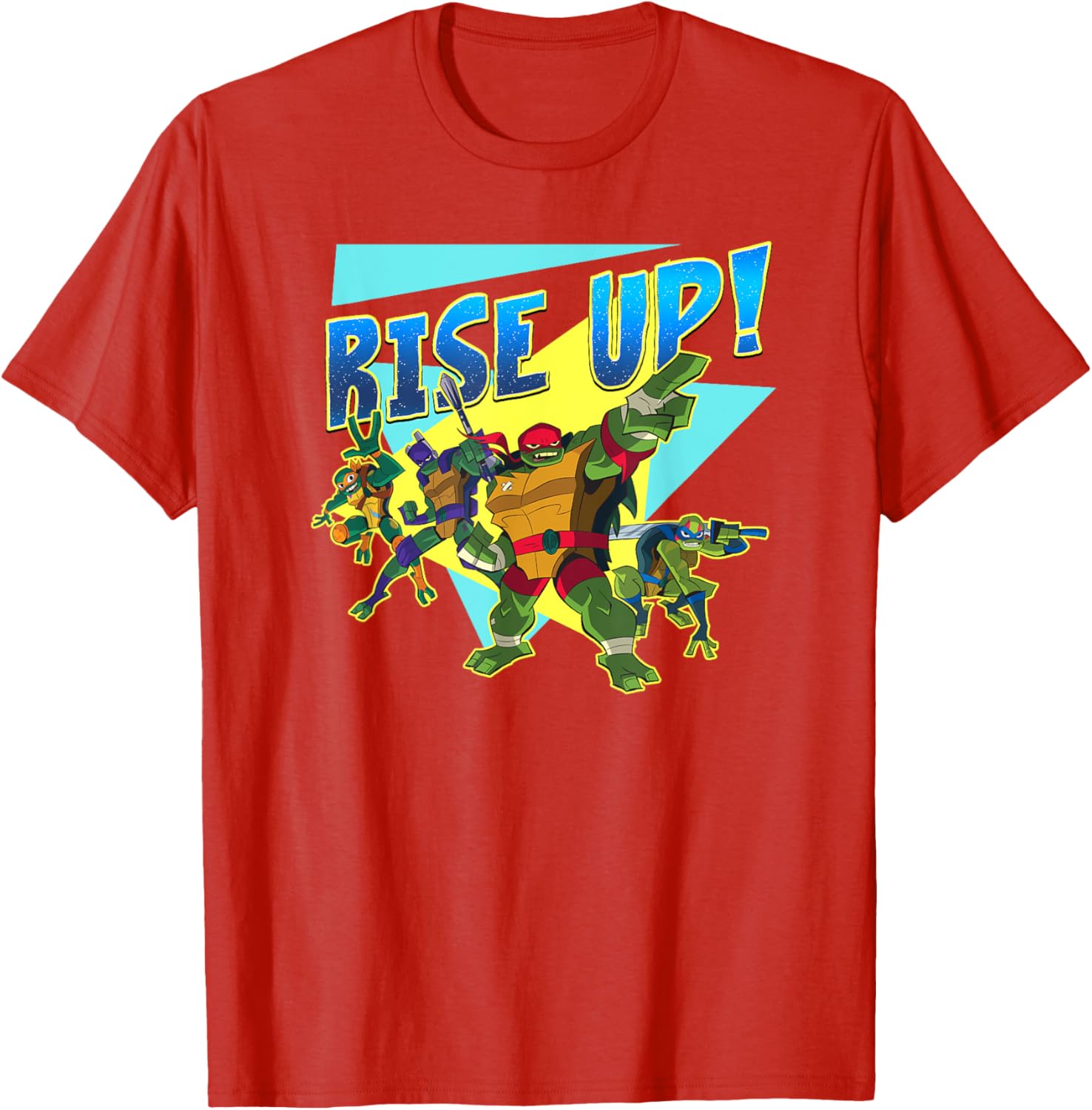 Mademark TMNT Rise Up T-Shirt for Fans of Teenage Mutant Ninja Turtles - 9