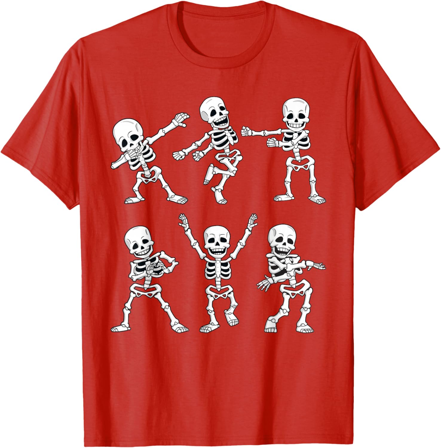 Dancing Skeletons Halloween T-Shirt for Boys and Girls Fun Dance Challenge - 20