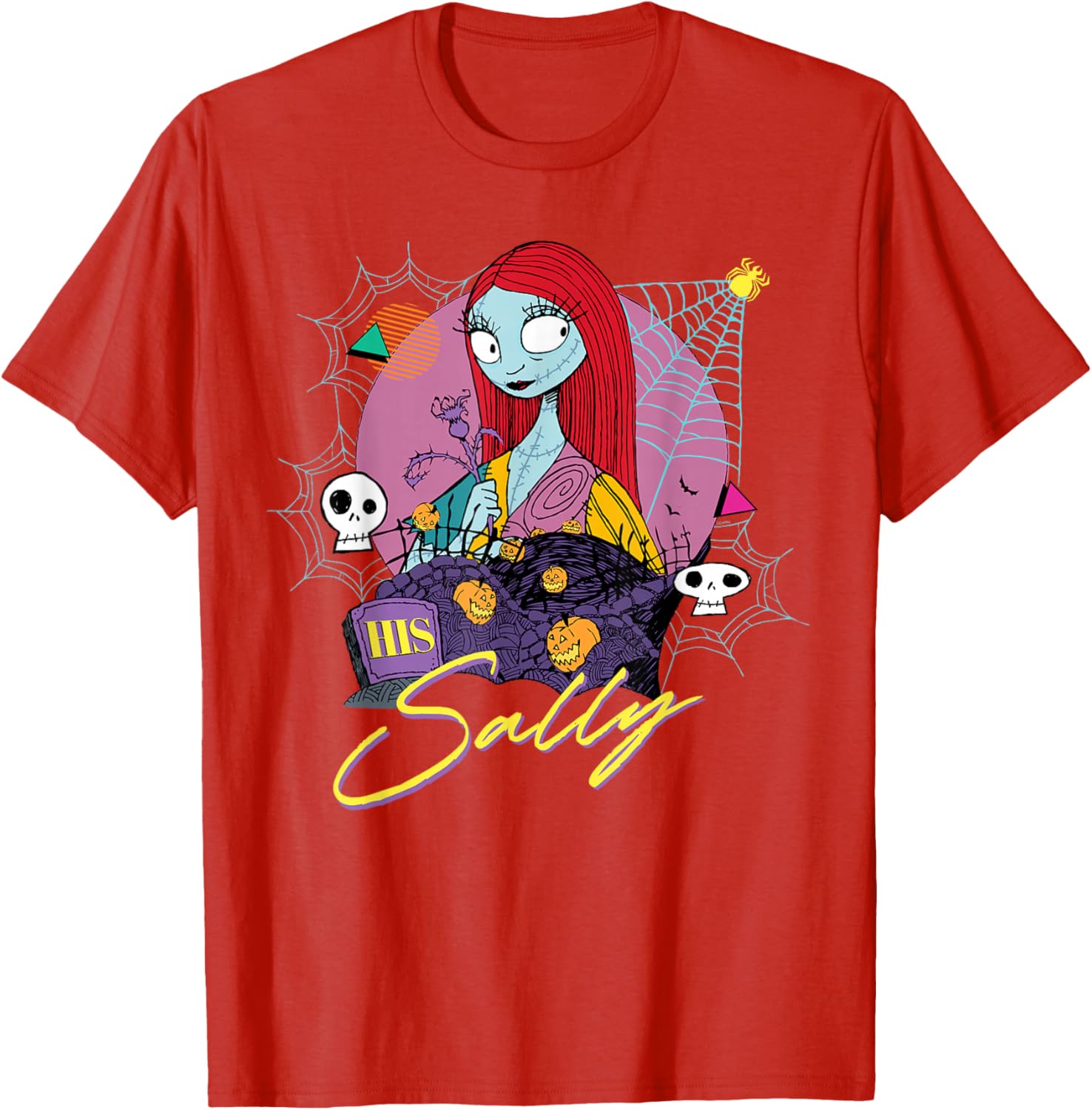 Disney The Nightmare Before Christmas Matching His Sally T-Shirt for Couples - 18