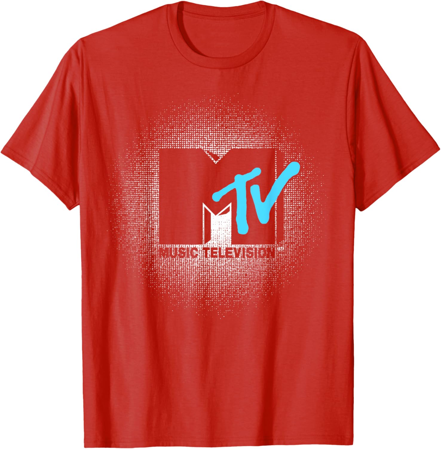 Mademark MTV Vintage Half Tone Burst Logo T-Shirt for Stylish Comfort - 5