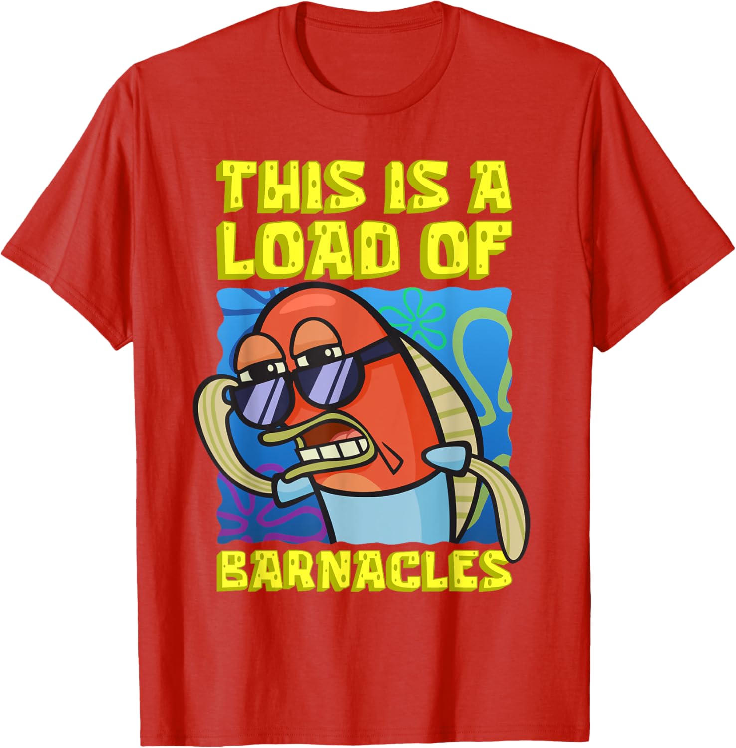 Funny SpongeBob Barnacles T-Shirt - Mademark x SpongeBob Apparel - 7
