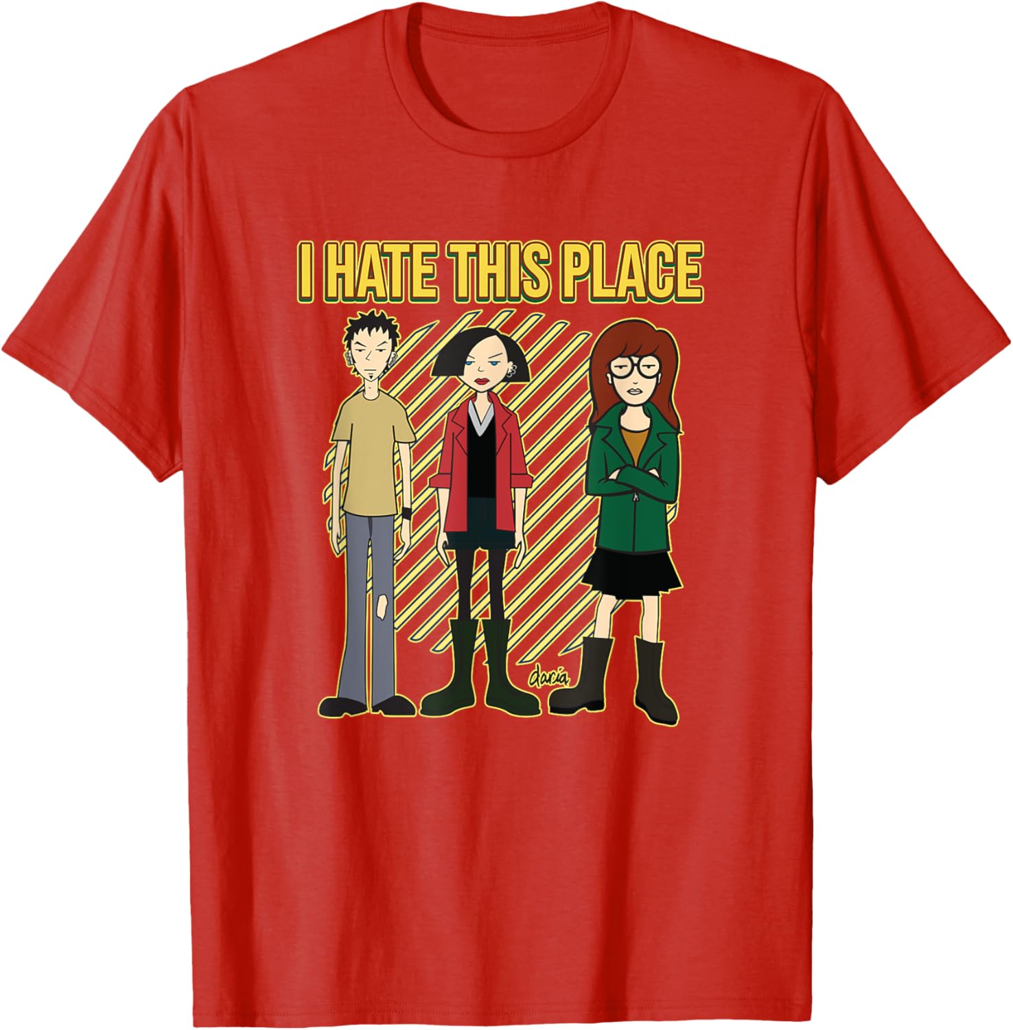 Mademark x Daria I Hate This Place T-Shirt for Stylish Comfort - 2