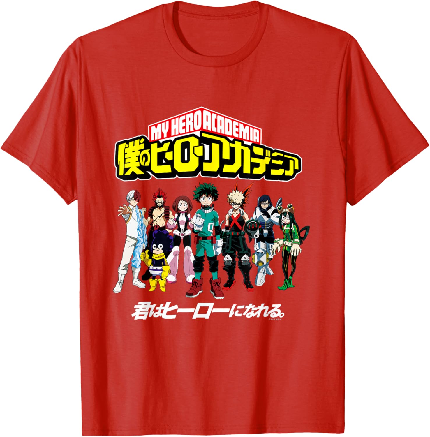 My Hero Academia Class 1A T-Shirt Featuring Heroic Group Shot Design - 1