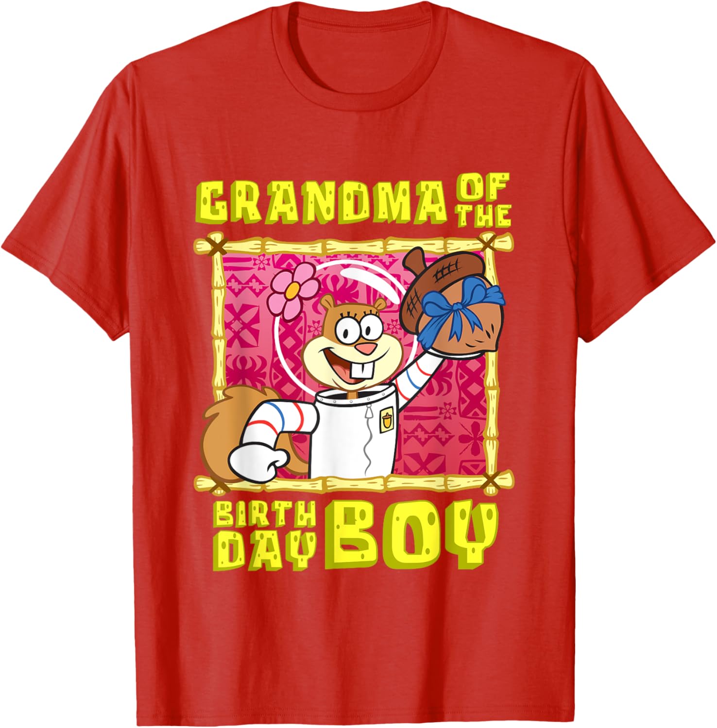 Mademark SpongeBob Sandy Grandma Birthday Boy T-Shirt Gift for Grandma - 19