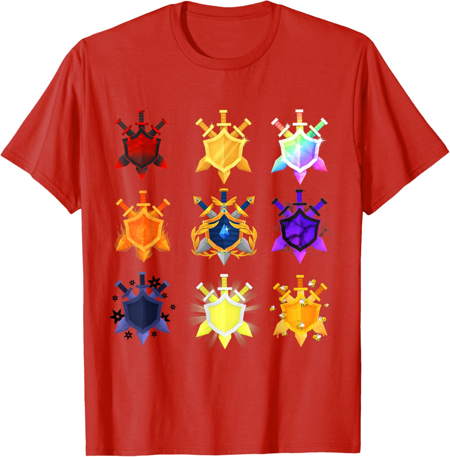 Treasure Quest Emblems T-Shirt for Adventure Lovers and Gamers - 4