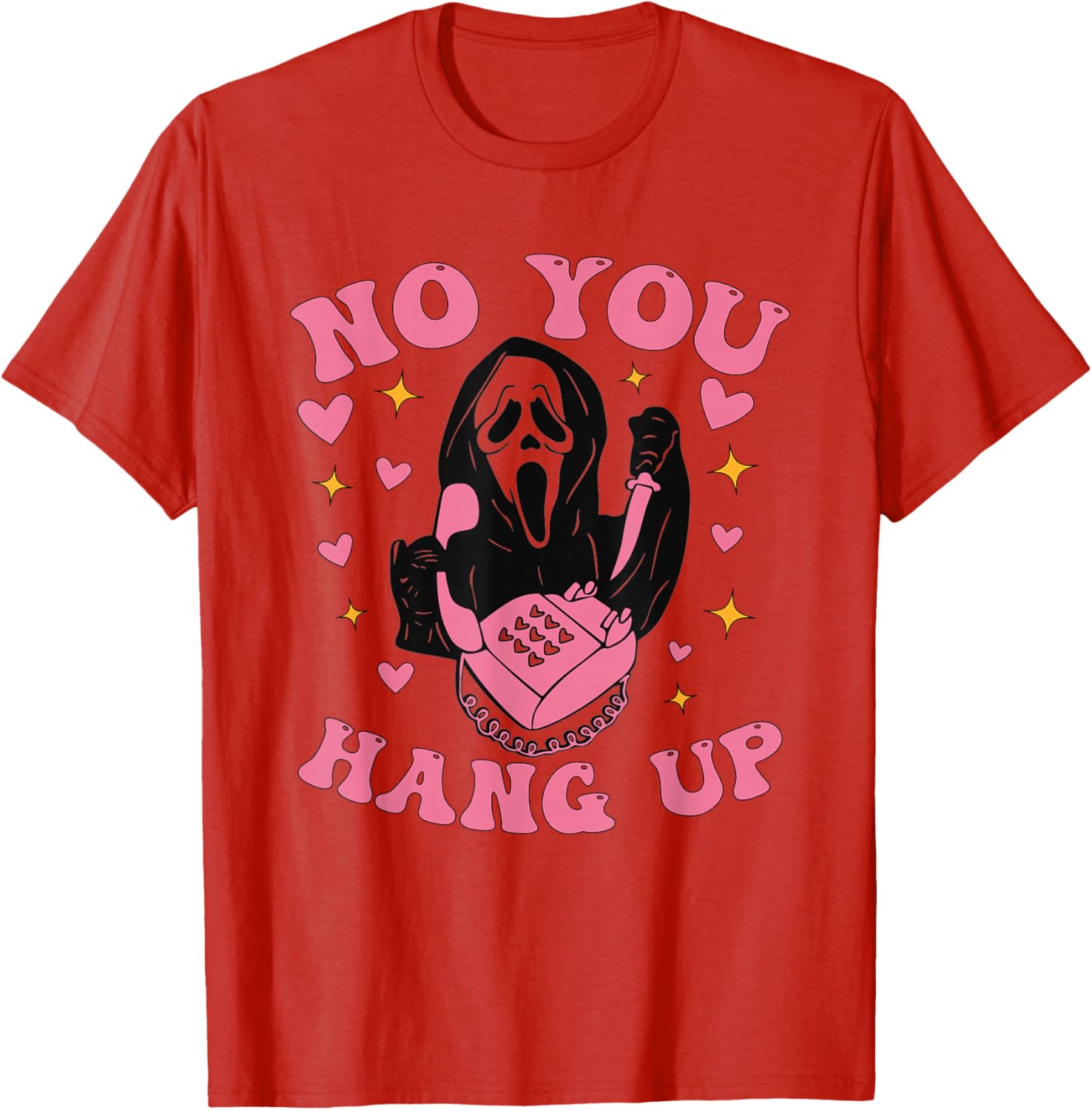 Funny Ghost Calling Halloween Costume T-Shirt Perfect for Spooky Fun - 8