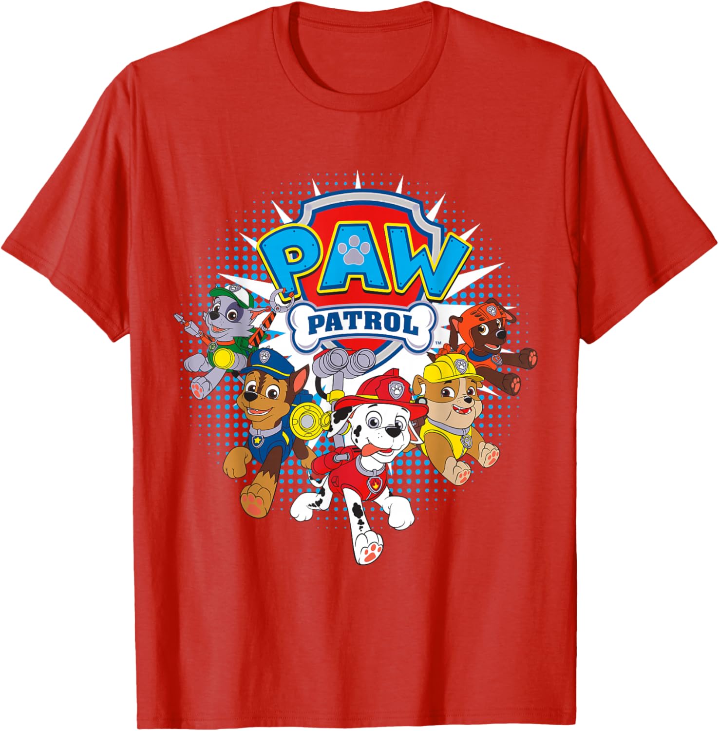 Paw Patrol Team Nickelodeon Kids T-Shirt for Fun Adventures - 4