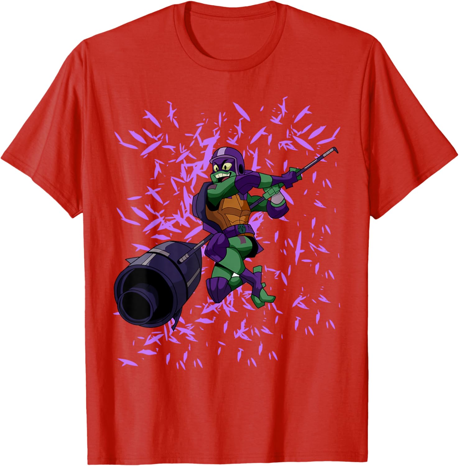 Mademark Teenage Mutant Ninja Turtles Donatello Flying Attack T-Shirt - 12