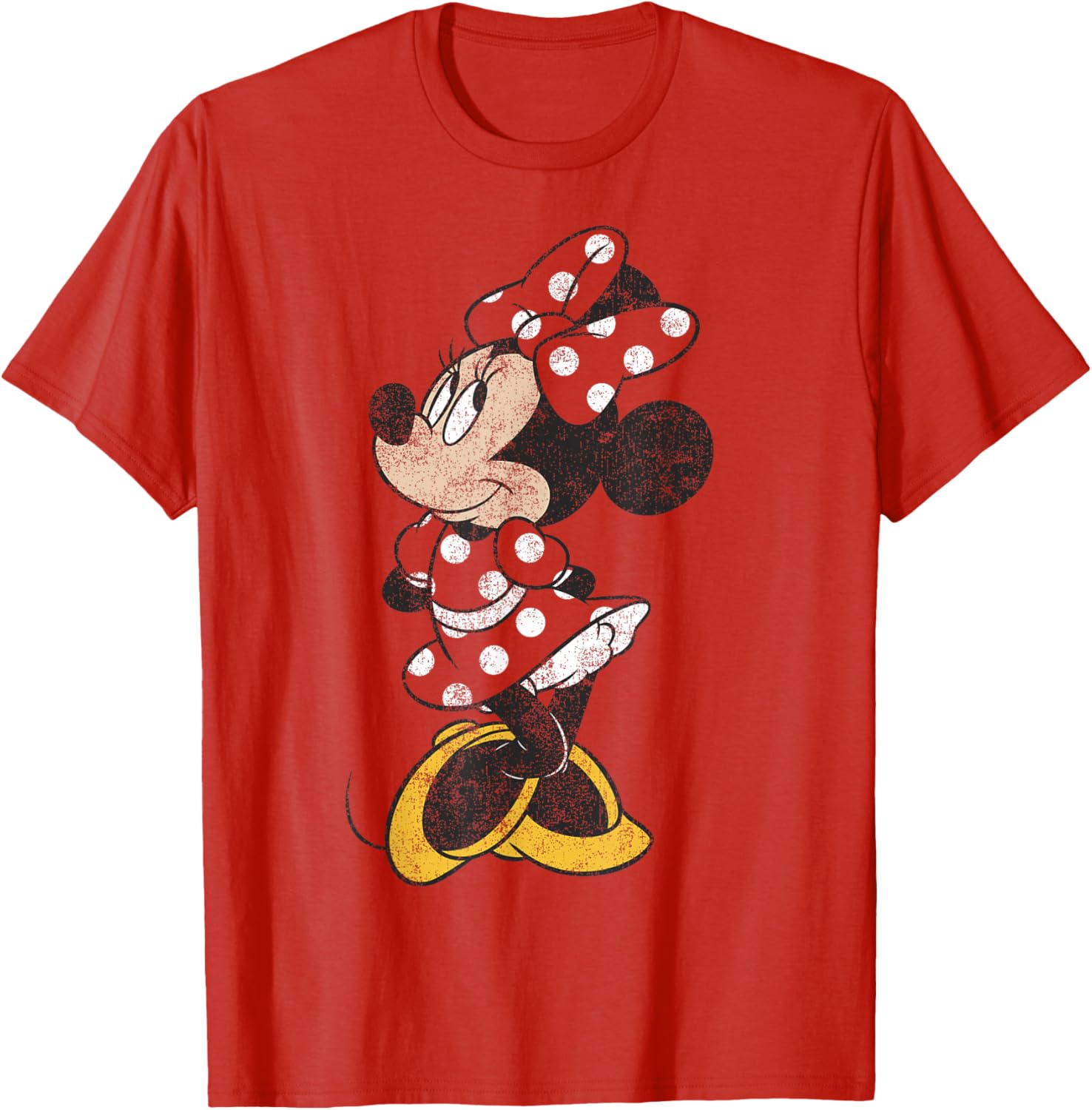 Minnie Mouse Distressed T-Shirt - Fun Disney Apparel for Every Fan - 5