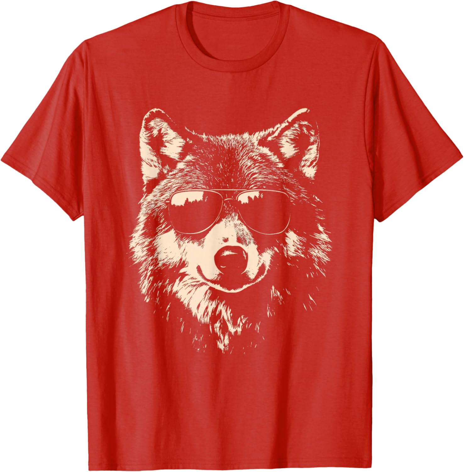 Funny Wolf Rock and Roll T-Shirt for Music Lovers and Wolf Fans - 2