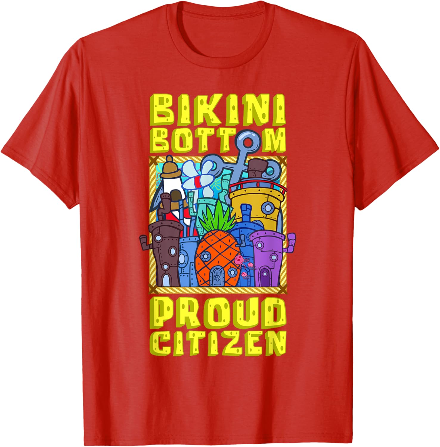 Mademark SpongeBob SquarePants Bikini Bottom Proud Citizen T-Shirt - 15